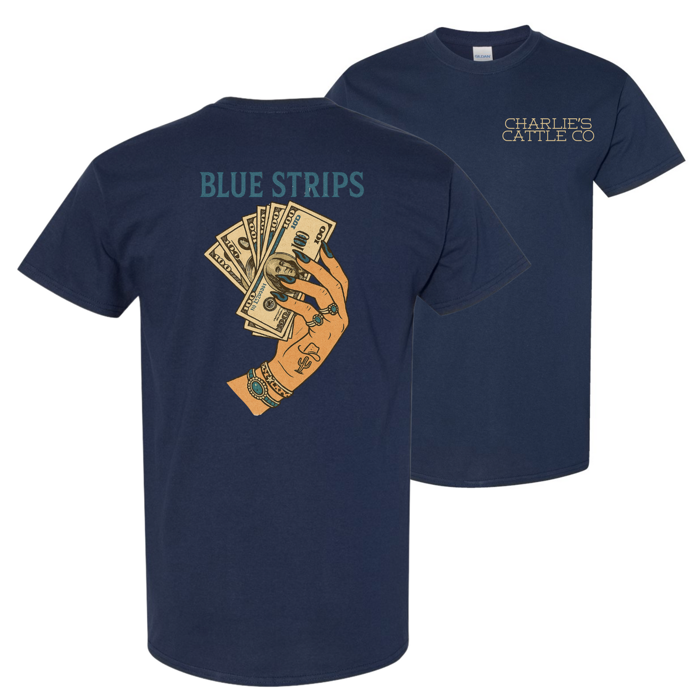 Blue Strips T-Shirt