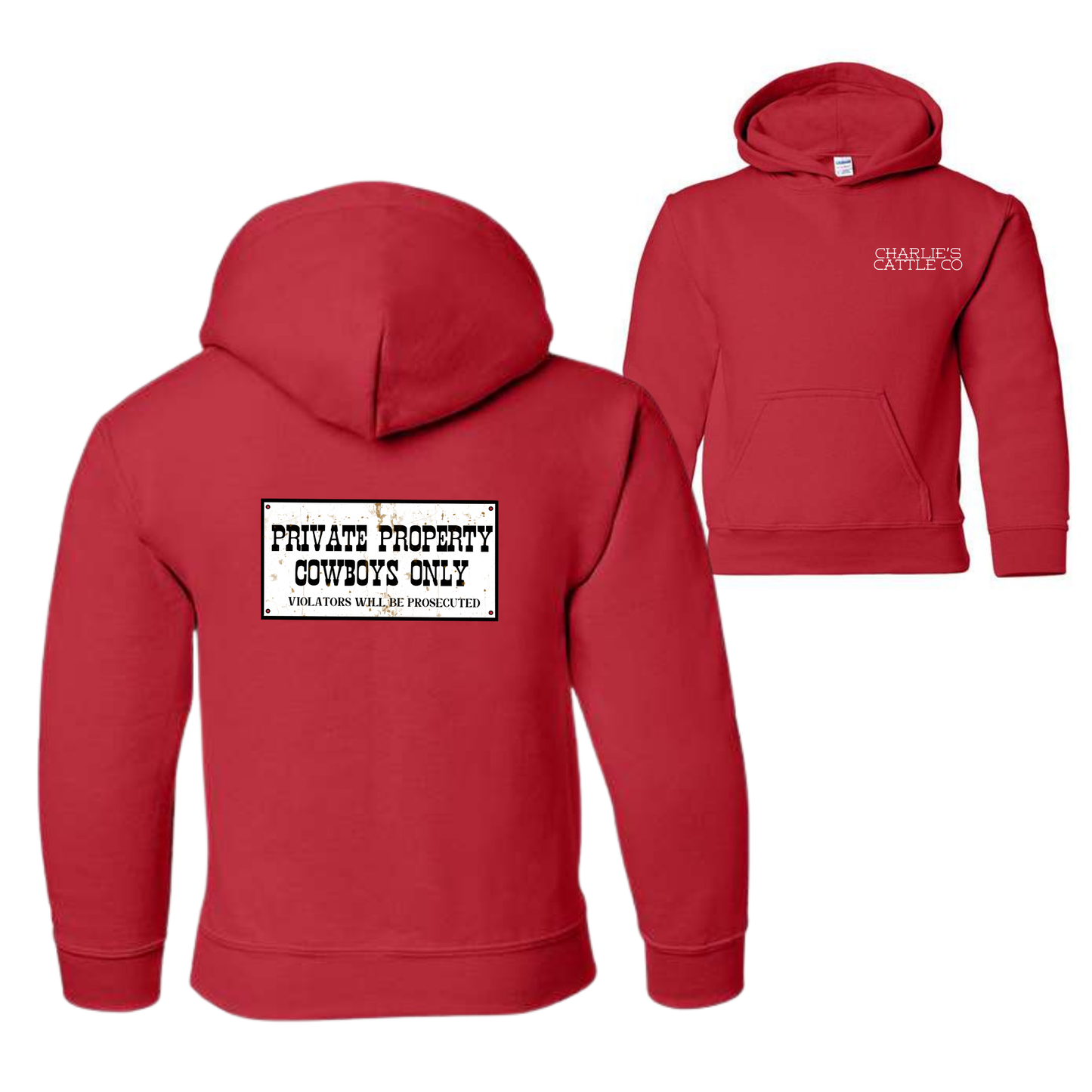 Cowboy's Only Youth Hoodie