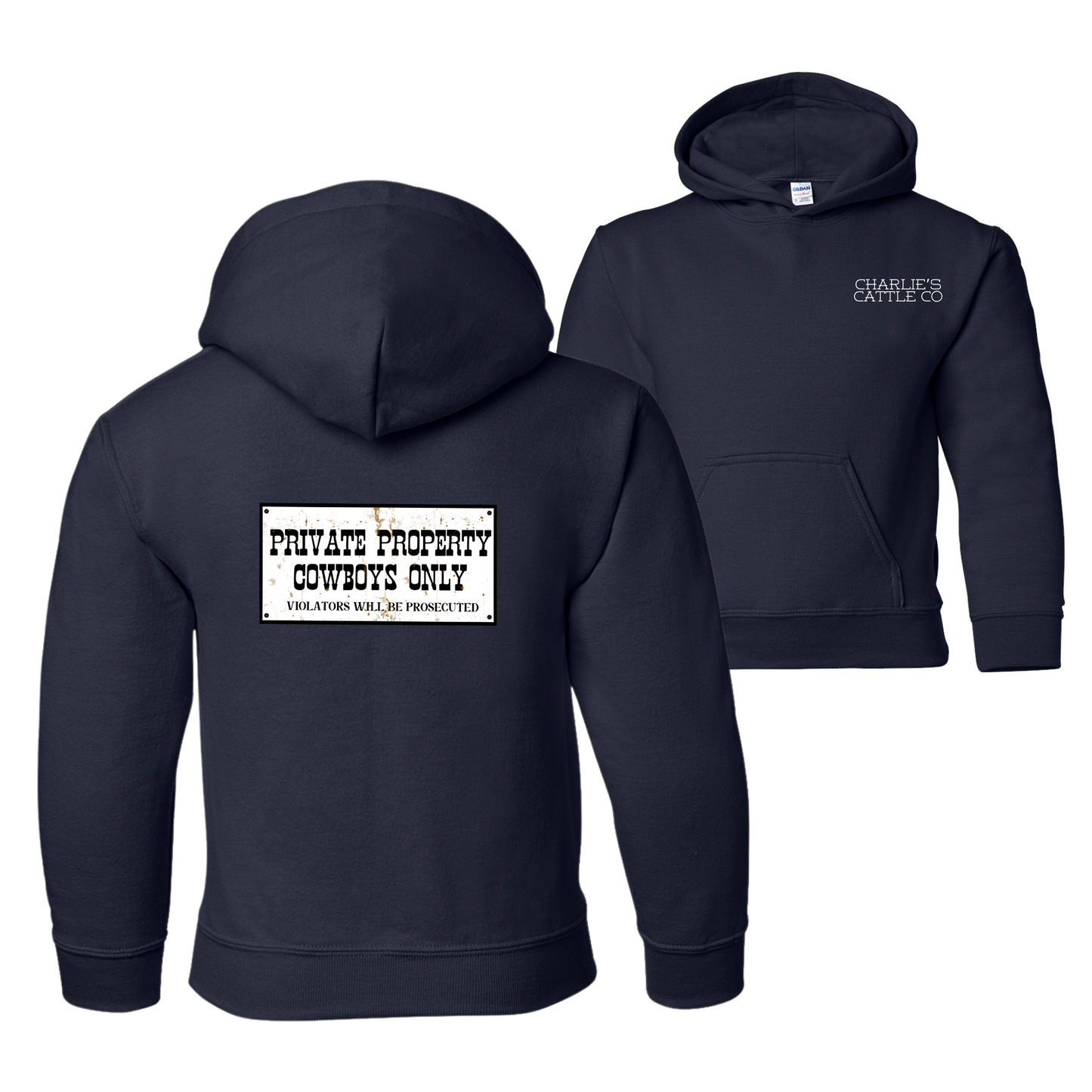 Cowboy's Only Youth Hoodie