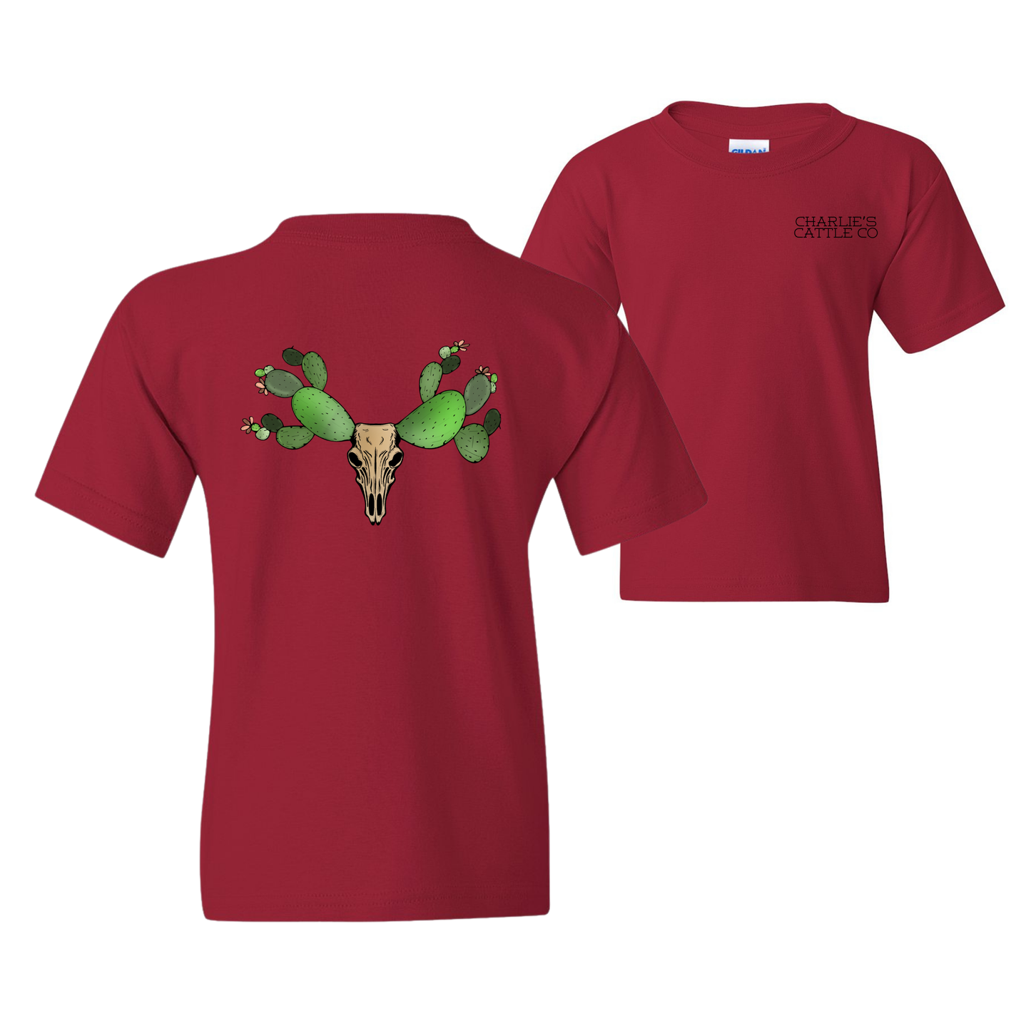 Cactus Longhorn Youth T-Shirt
