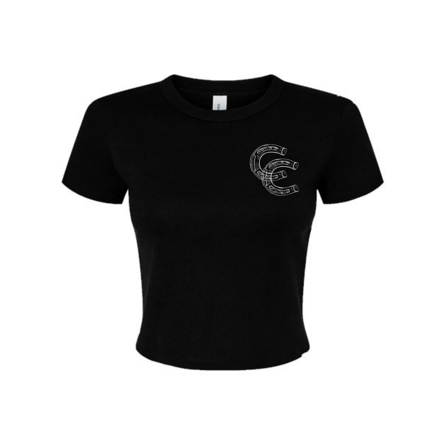 Charlie's Cattle Co. Logo Crop Top