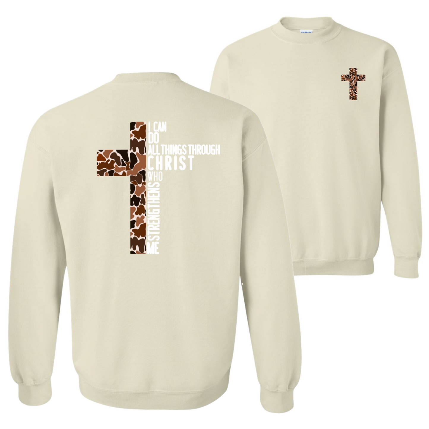 Camo Cross Sweatshirt
