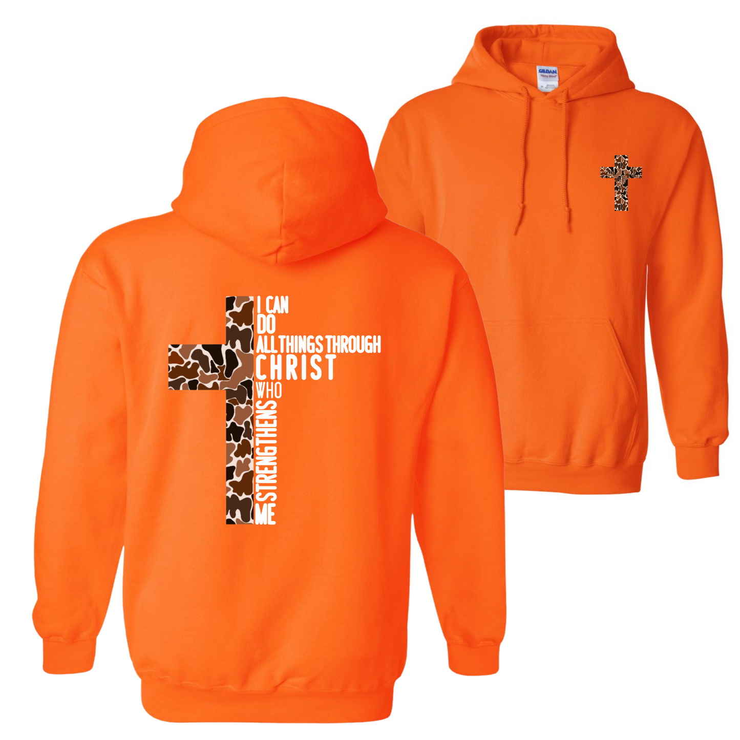 Camo Cross Hoodie