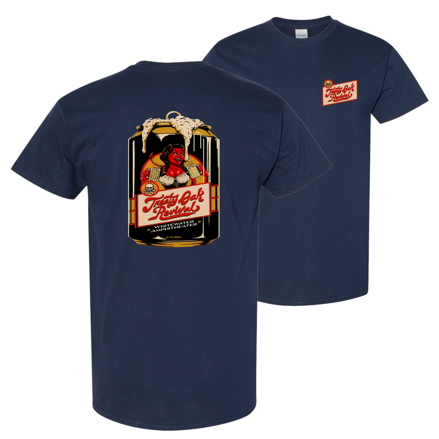 Treaty Oak Beer Can T-Shirt