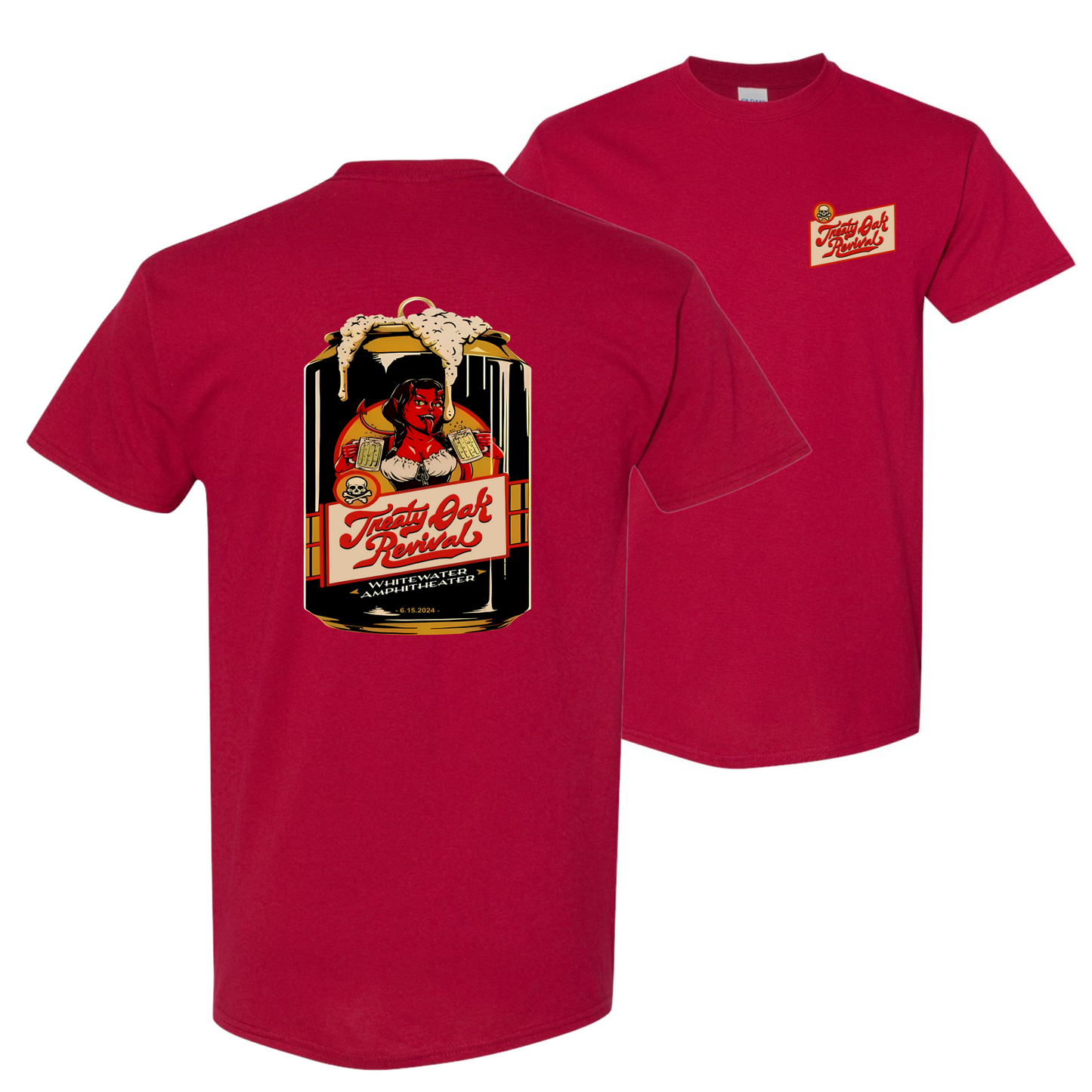 Treaty Oak Beer Can T-Shirt