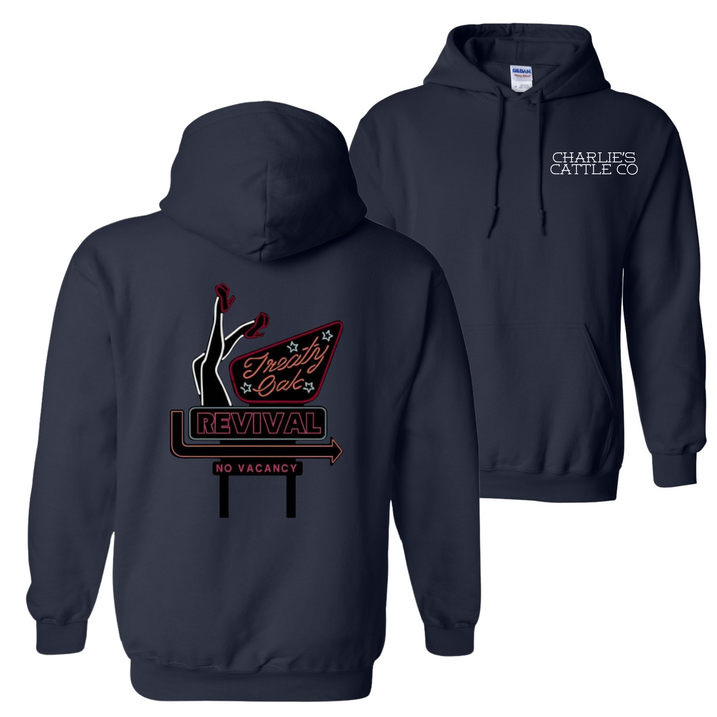 Treaty Oak Sign Hoodie