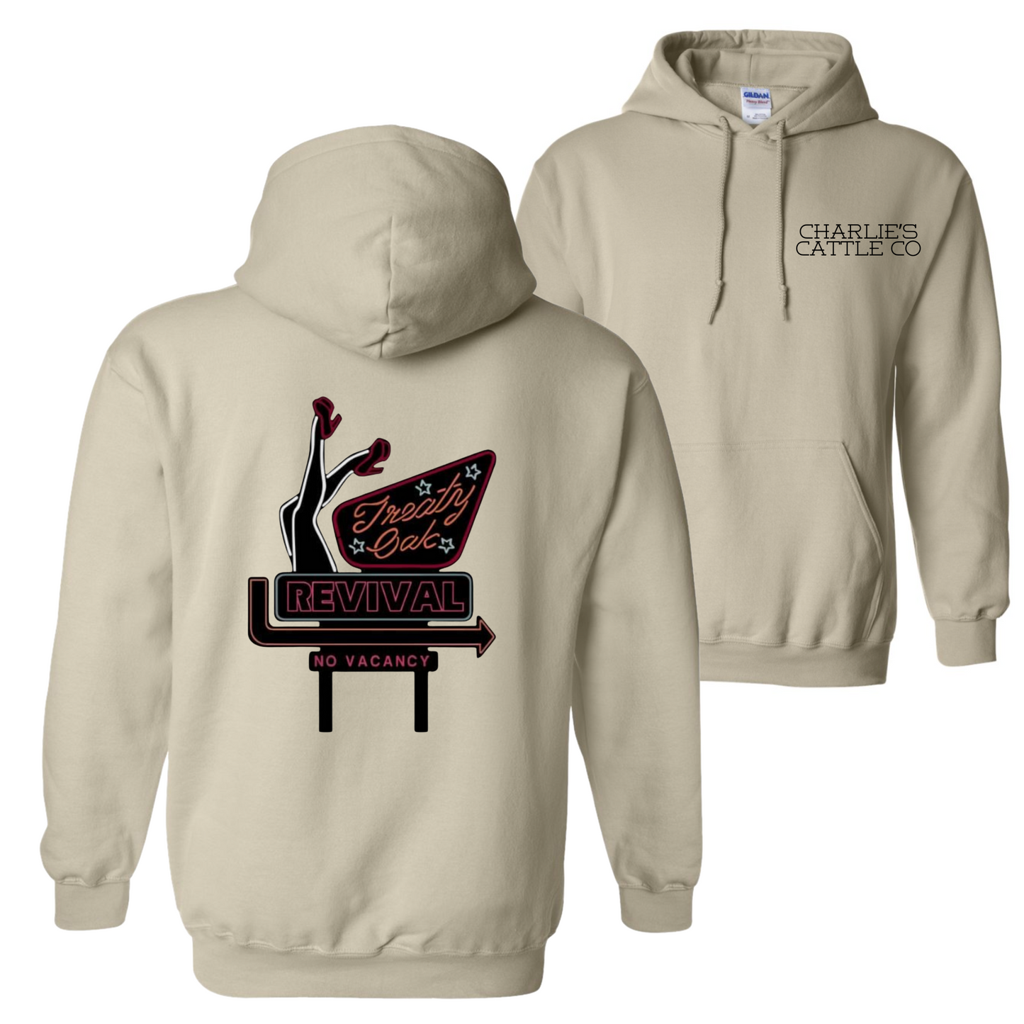 Treaty Oak Sign Hoodie