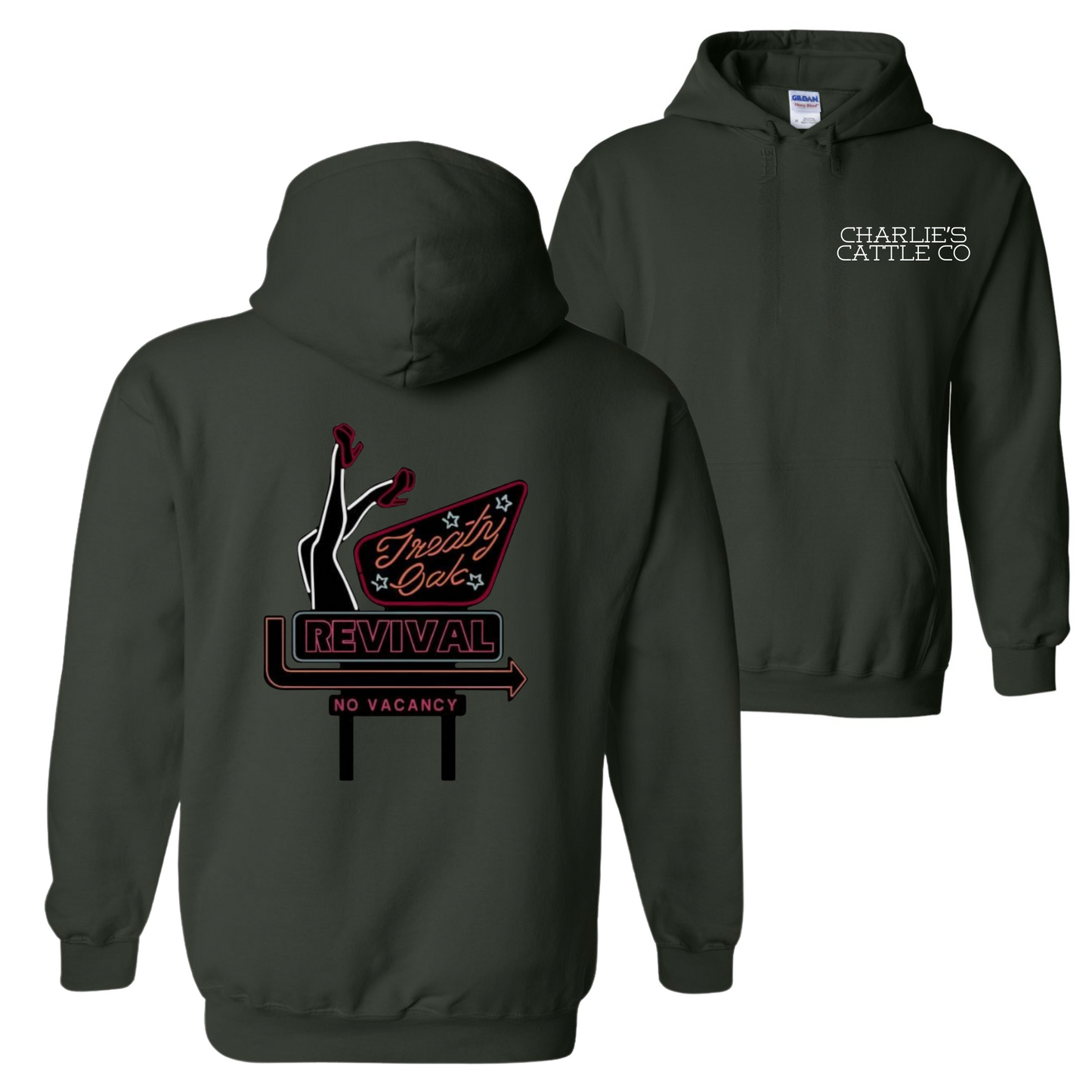 Treaty Oak Sign Hoodie