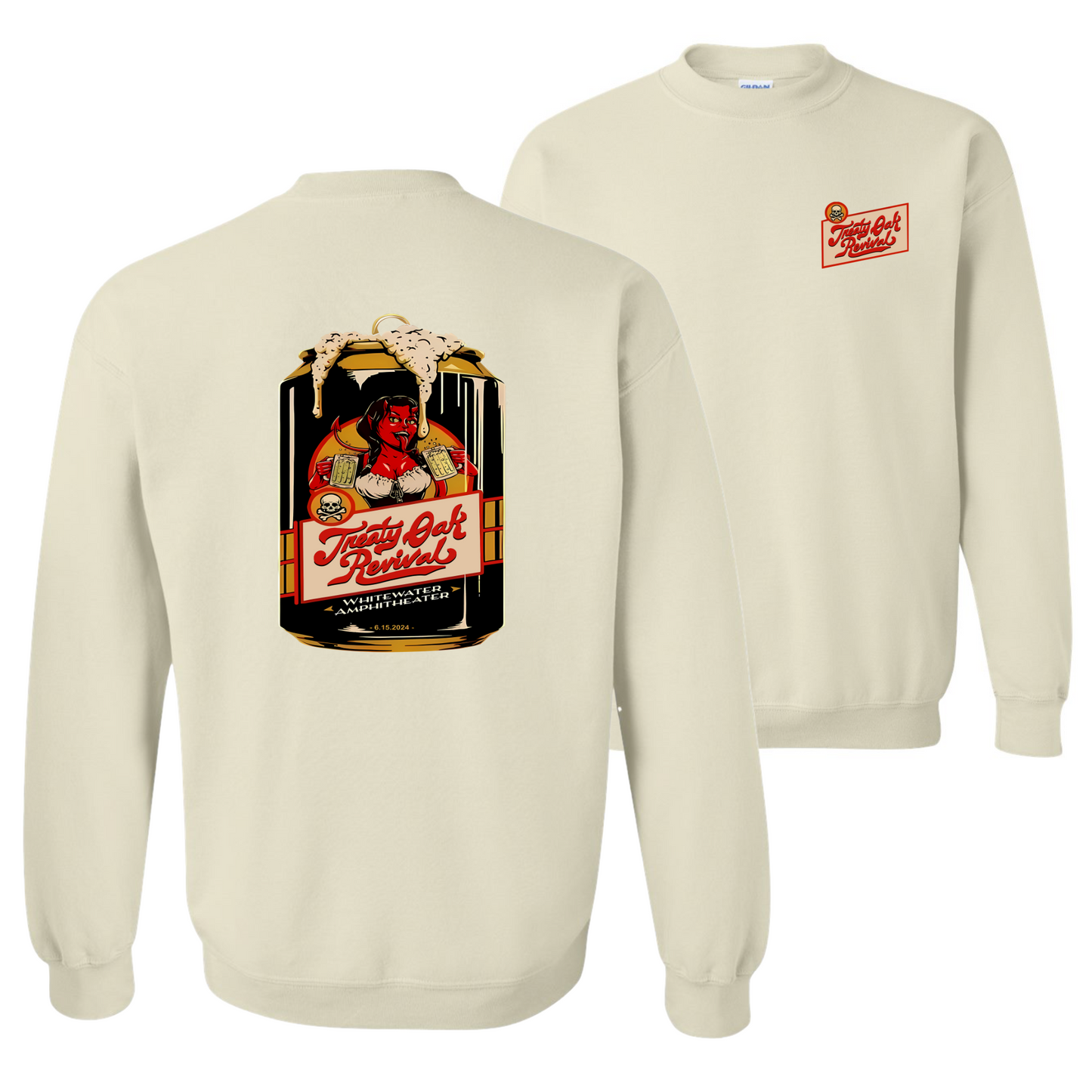 Treaty Oak Beer Can Sweatshirt