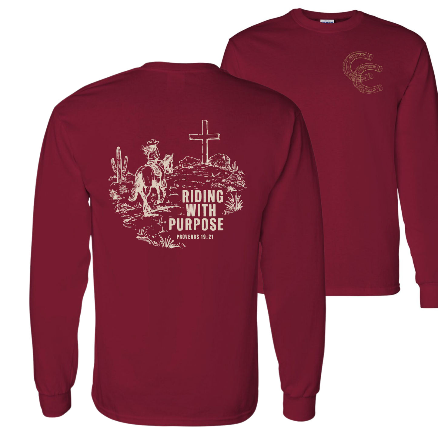 Riding With Purpose Long Sleeve Tee