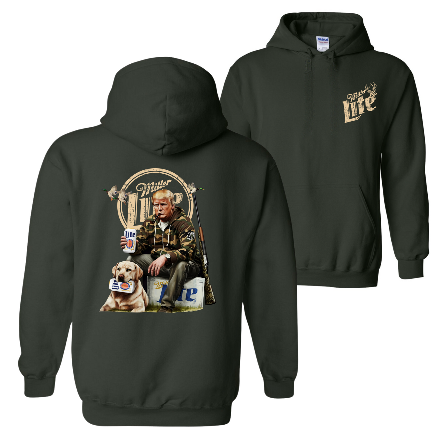 Miller Lite Hunting Hoodie