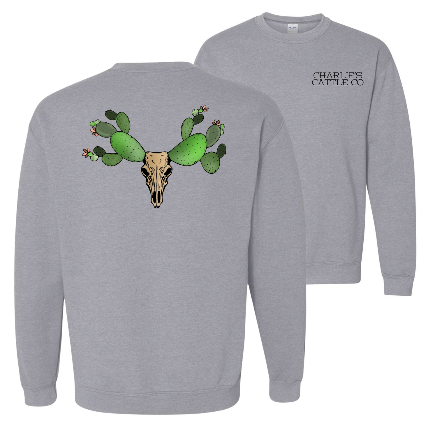 Cactus Longhorn Sweatshirt