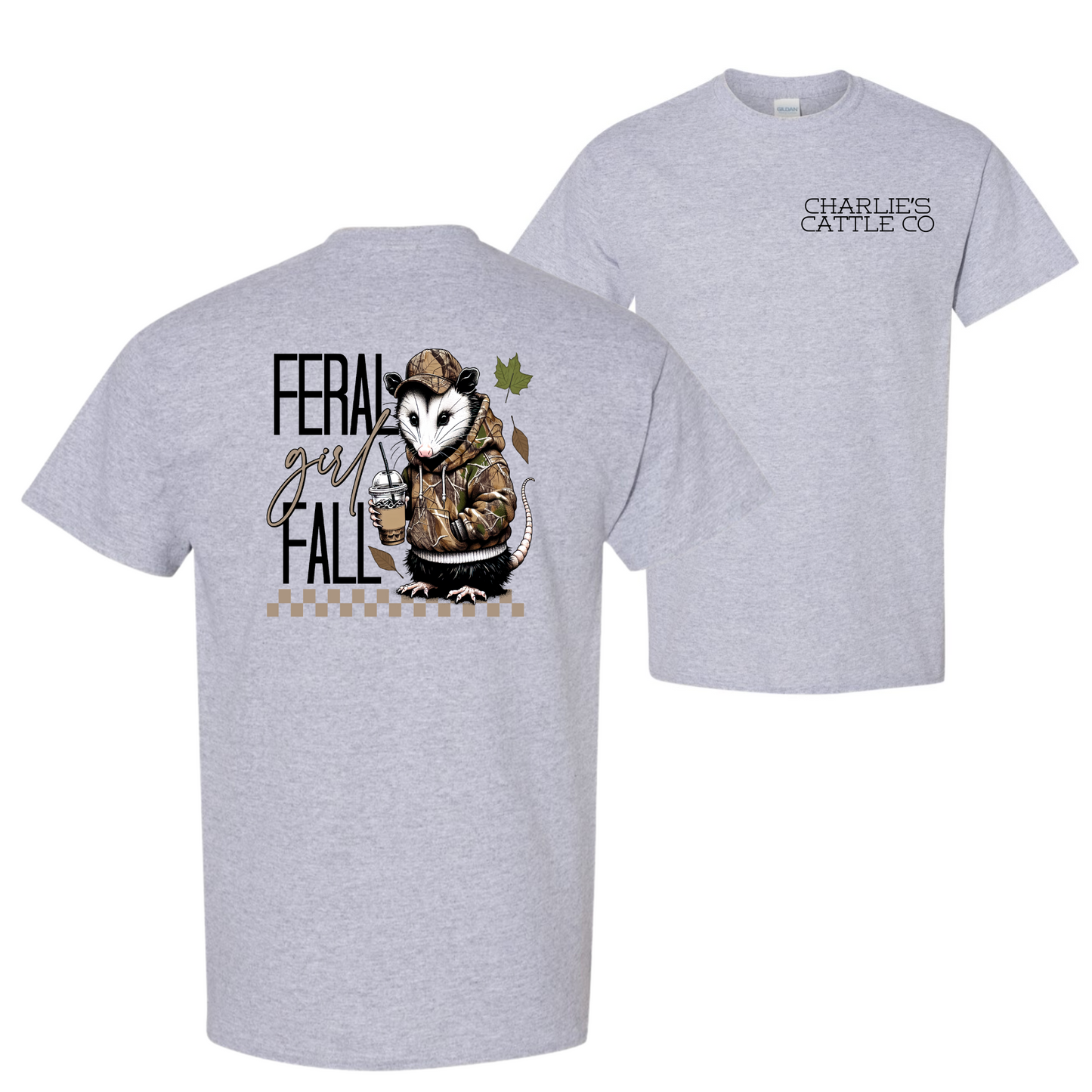 Feral Girl Fall T-Shirt