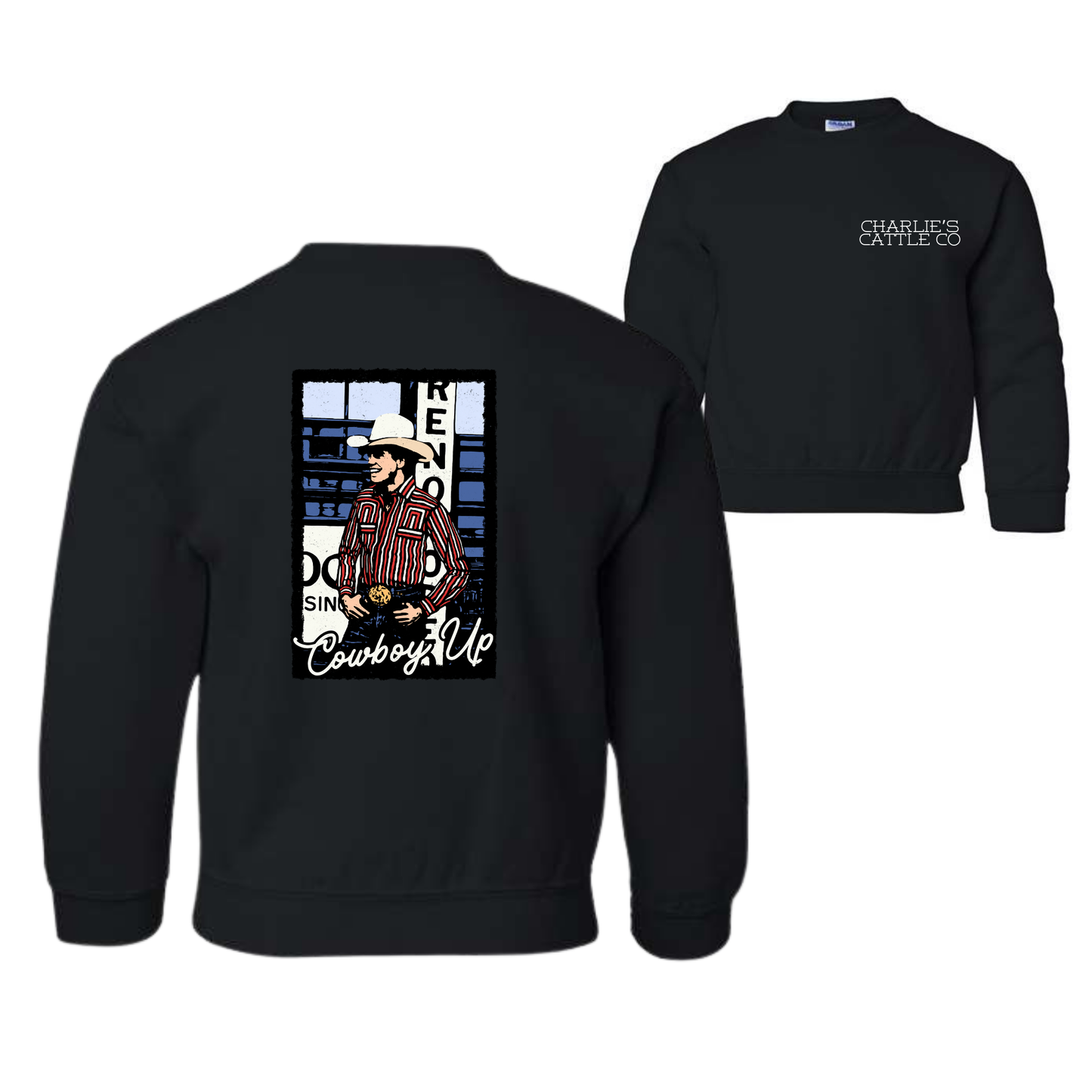 Lane Frost Cowboy Up Youth Sweatshirt