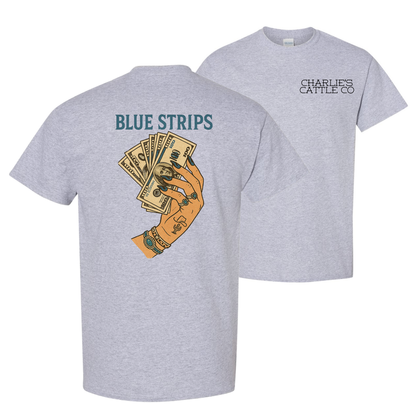 Blue Strips T-Shirt