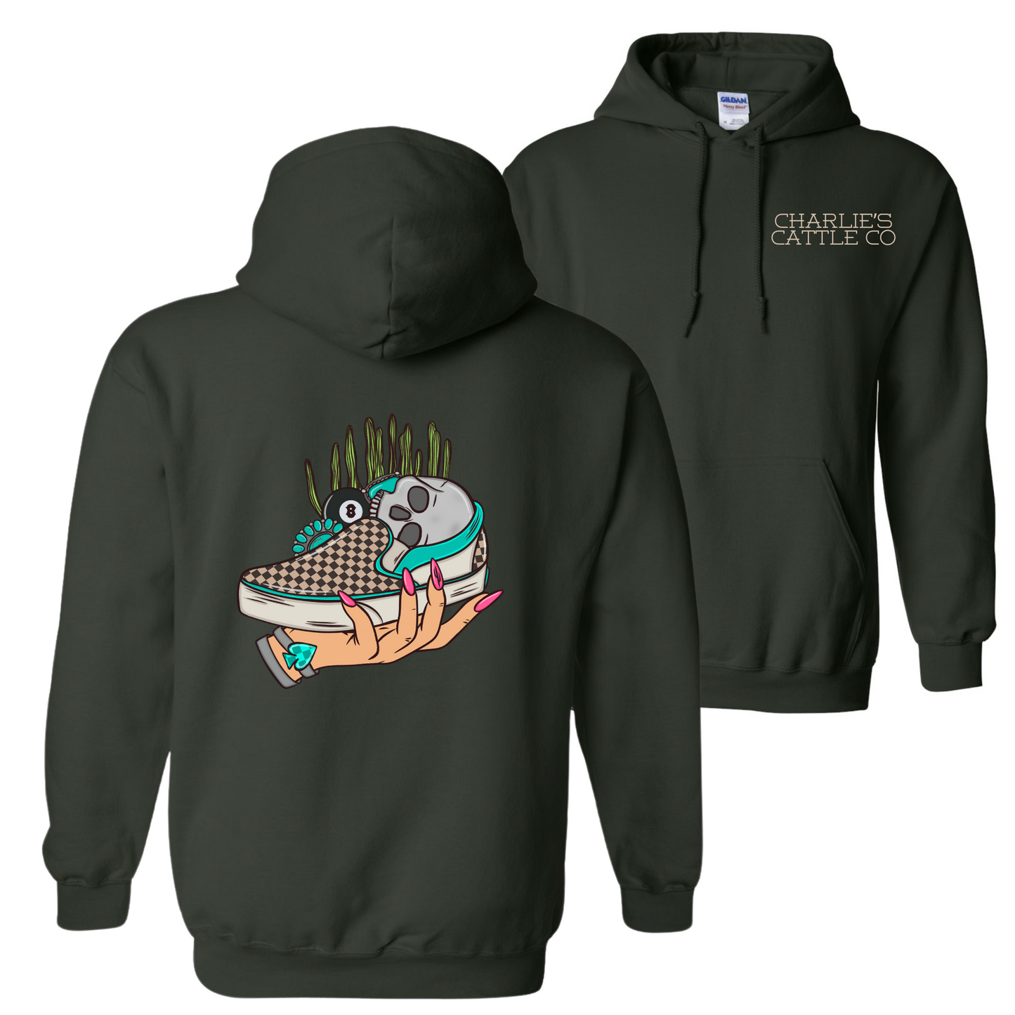 Cowgirl Skull Hoodie