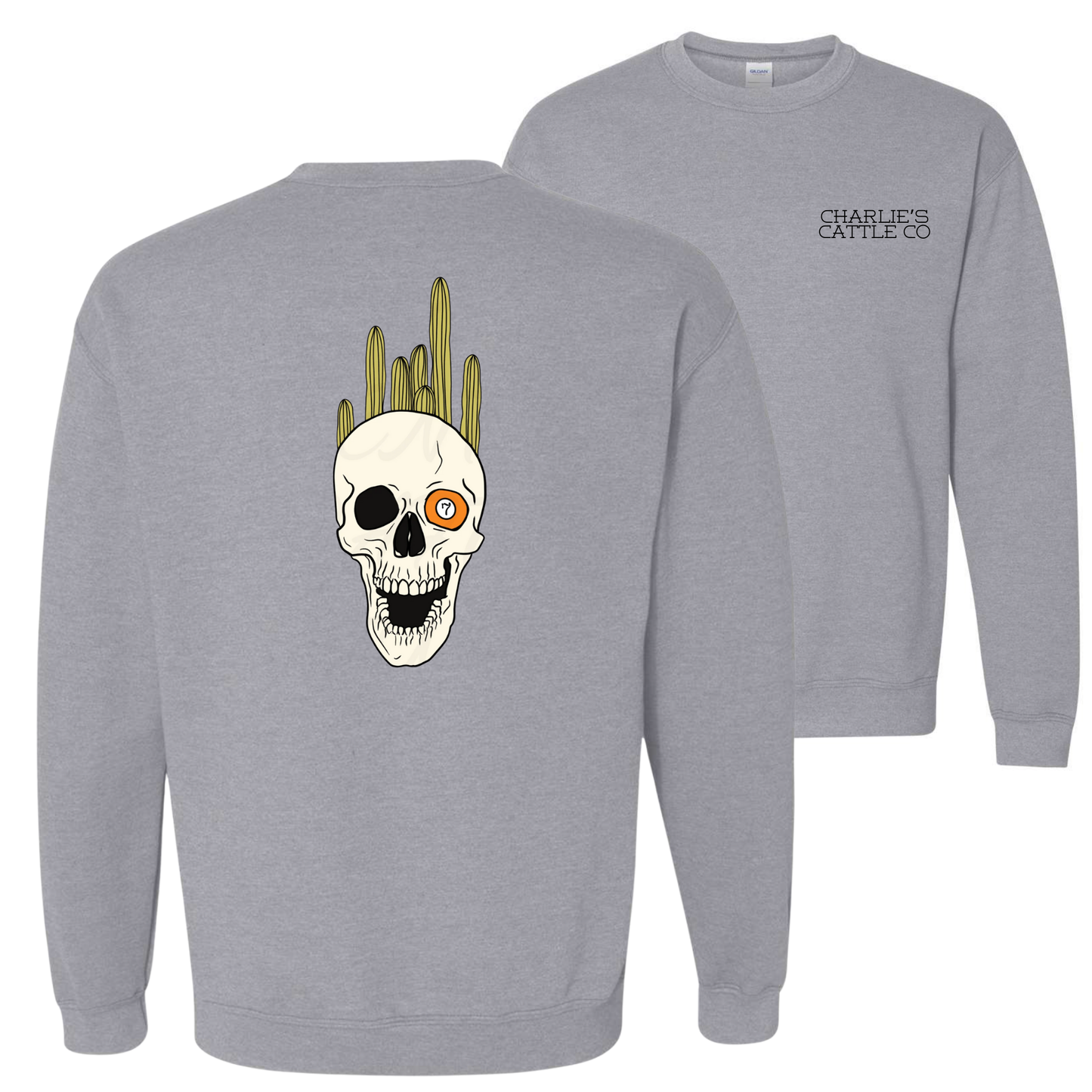 Western Skull Sweatshirt