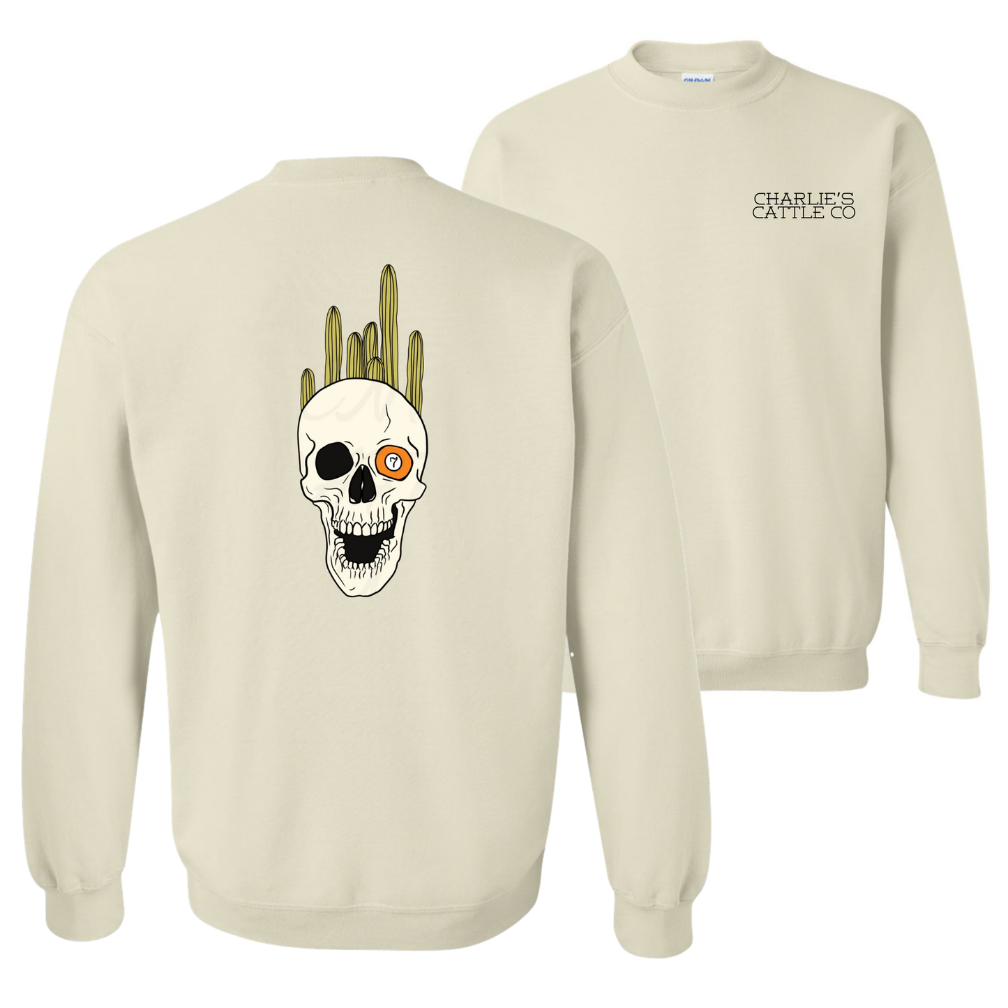 Western Skull Sweatshirt
