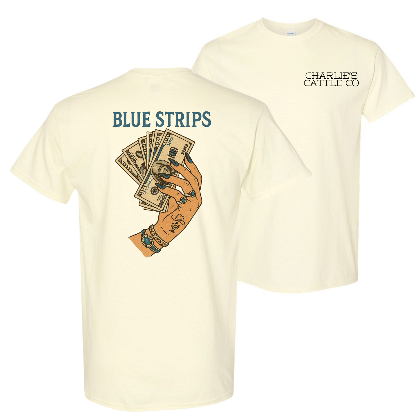 Blue Strips T-Shirt