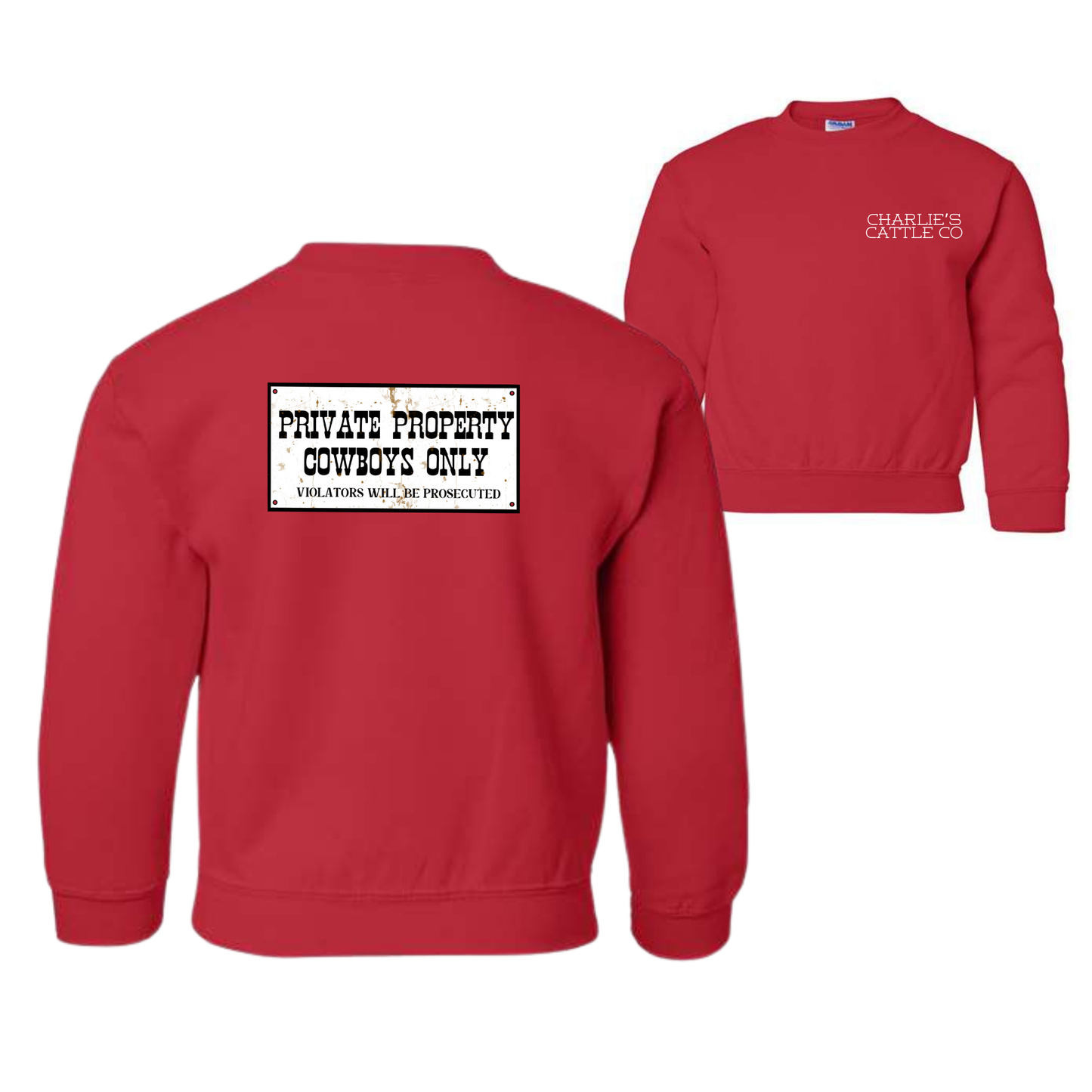Cowboy's Only Youth Sweatshirt