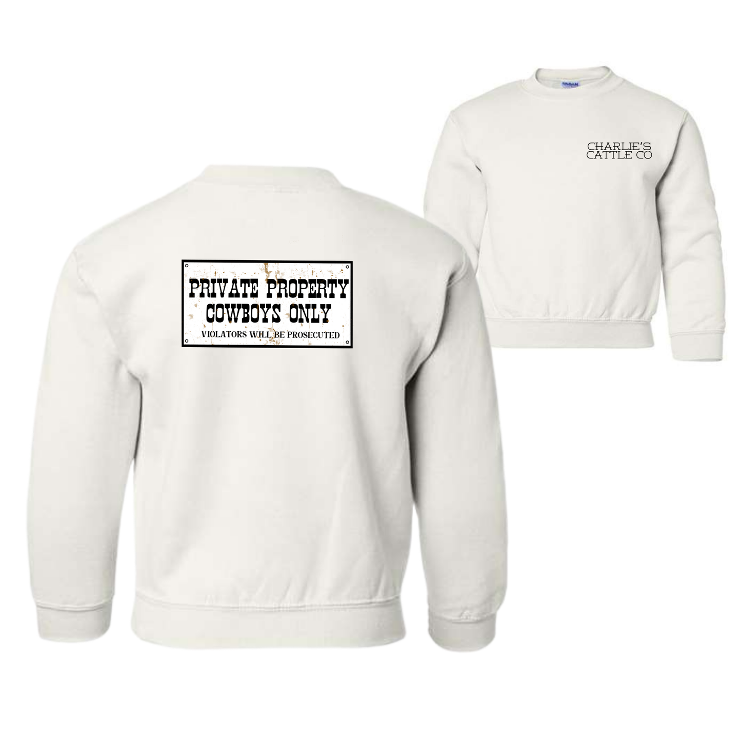 Cowboy's Only Youth Sweatshirt