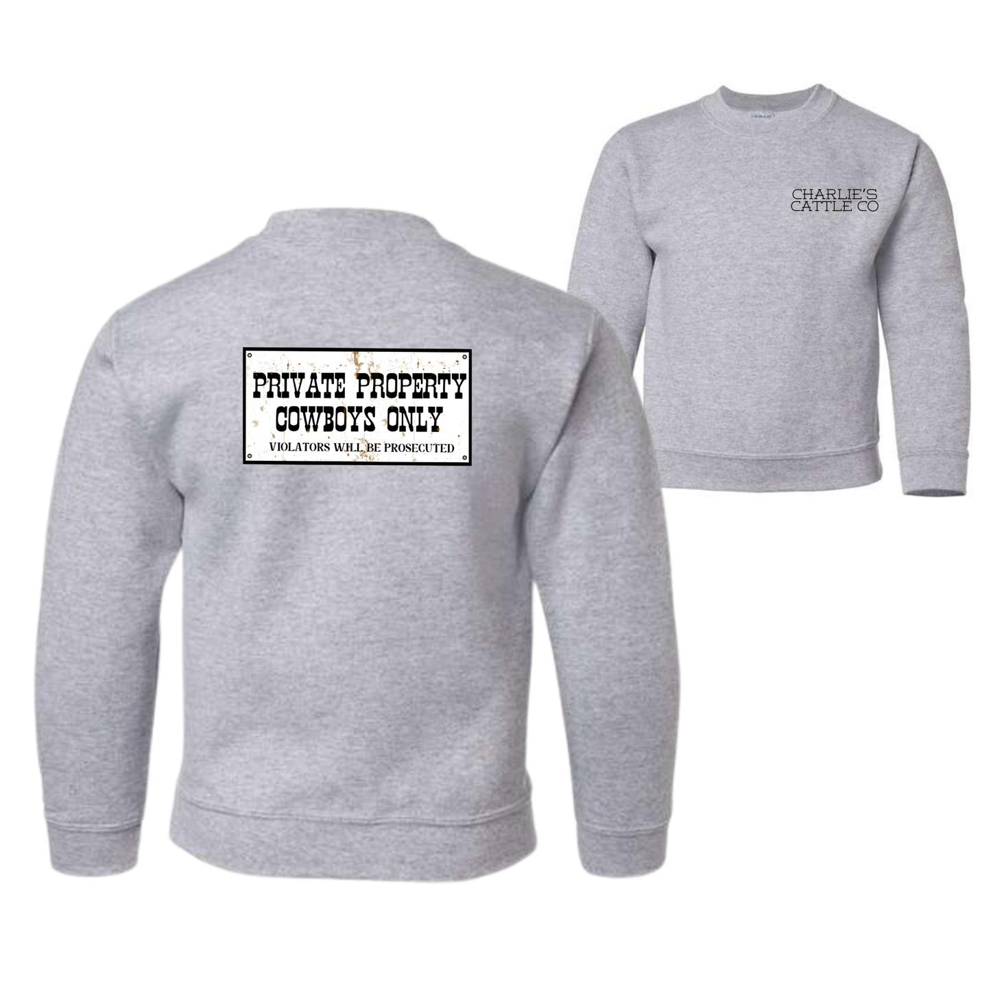Cowboy's Only Youth Sweatshirt