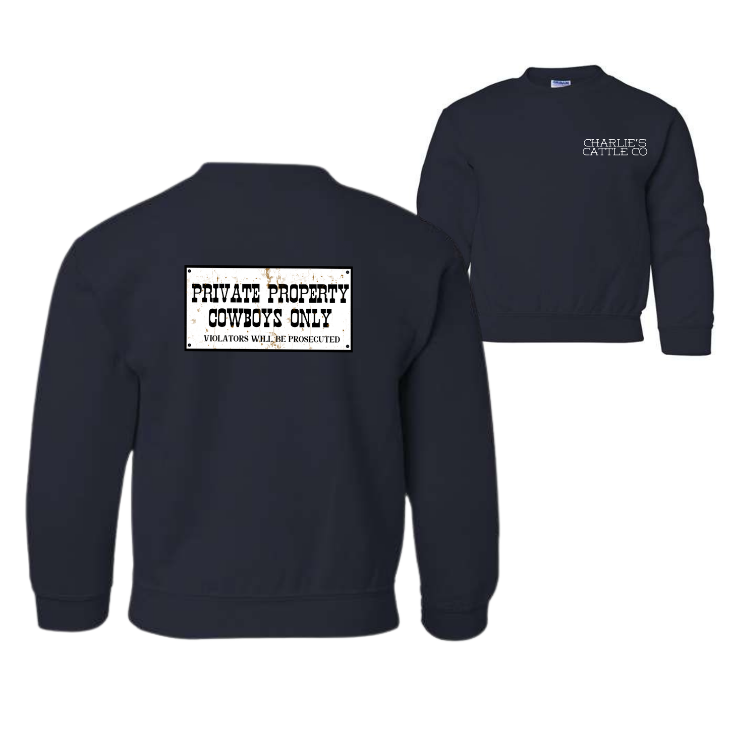 Cowboy's Only Youth Sweatshirt