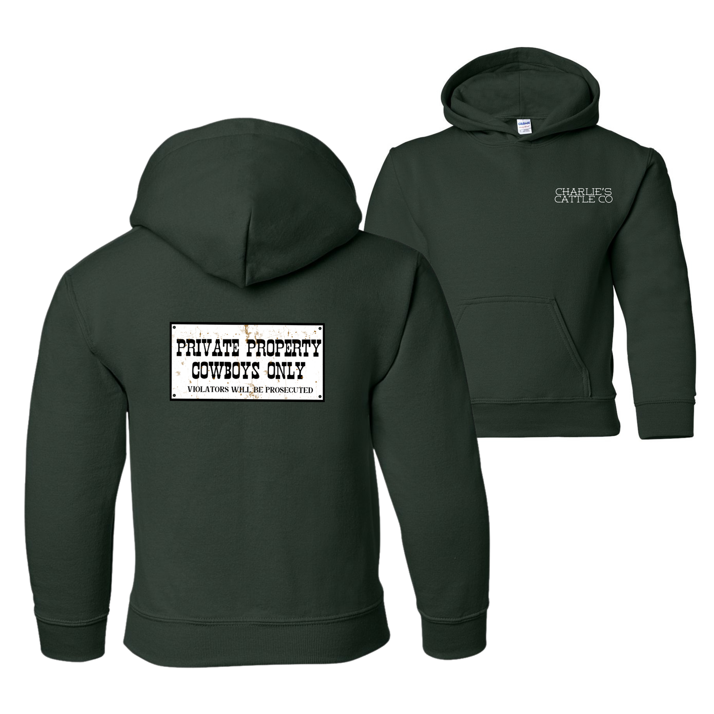 Cowboy's Only Youth Hoodie