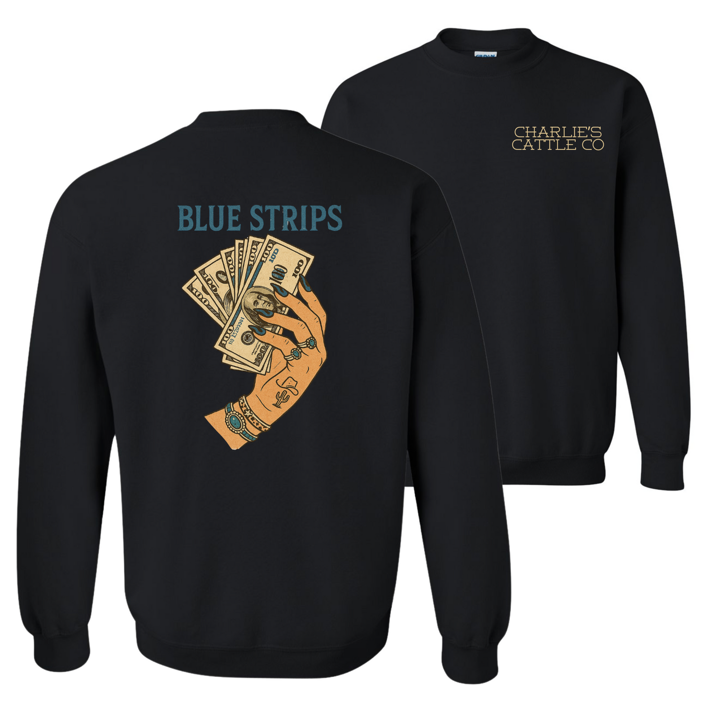 Blue Strips Sweatshirt