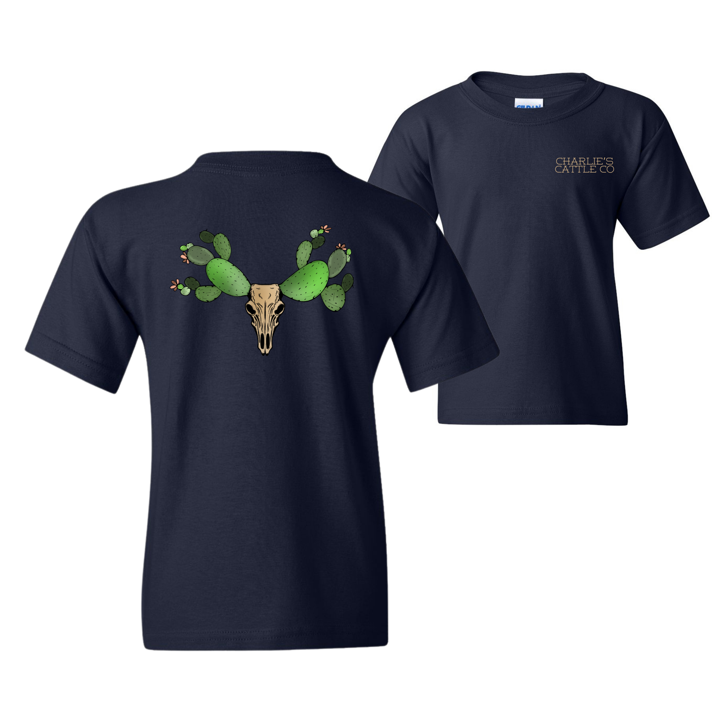 Cactus Longhorn Youth T-Shirt