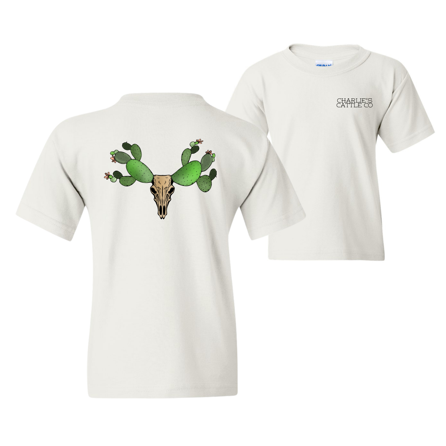 Cactus Longhorn Youth T-Shirt