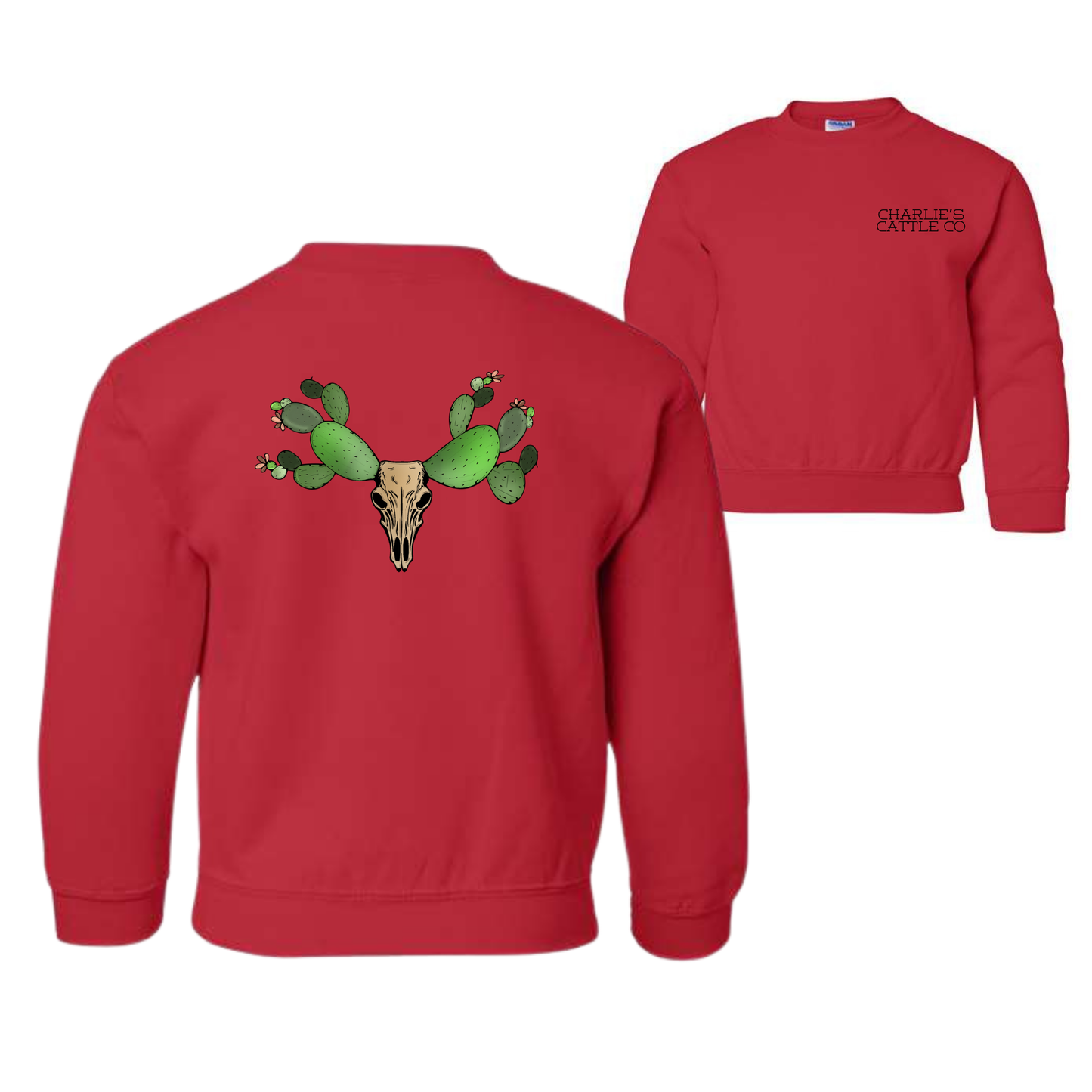 Cactus Longhorn Youth Sweatshirt