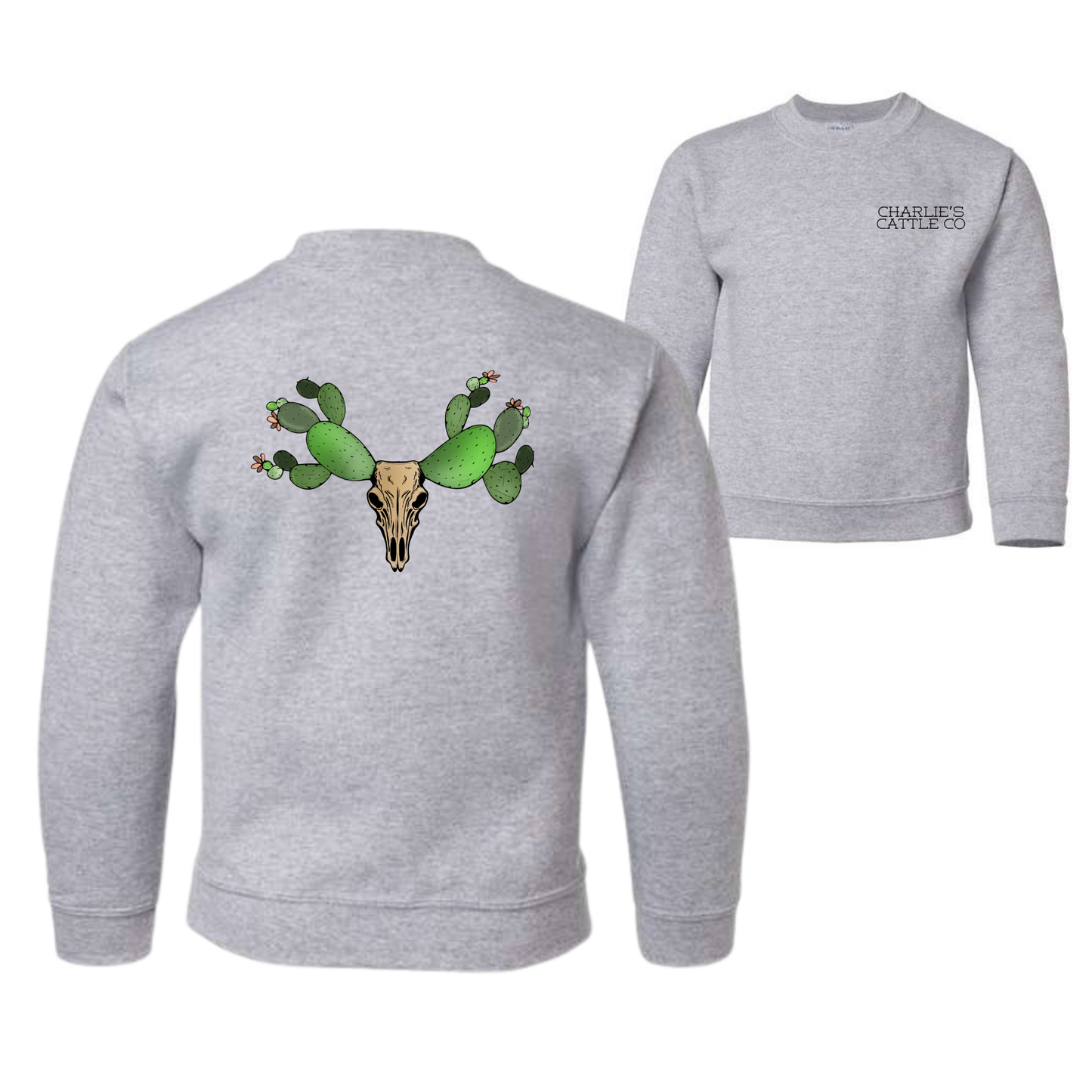 Cactus Longhorn Youth Sweatshirt
