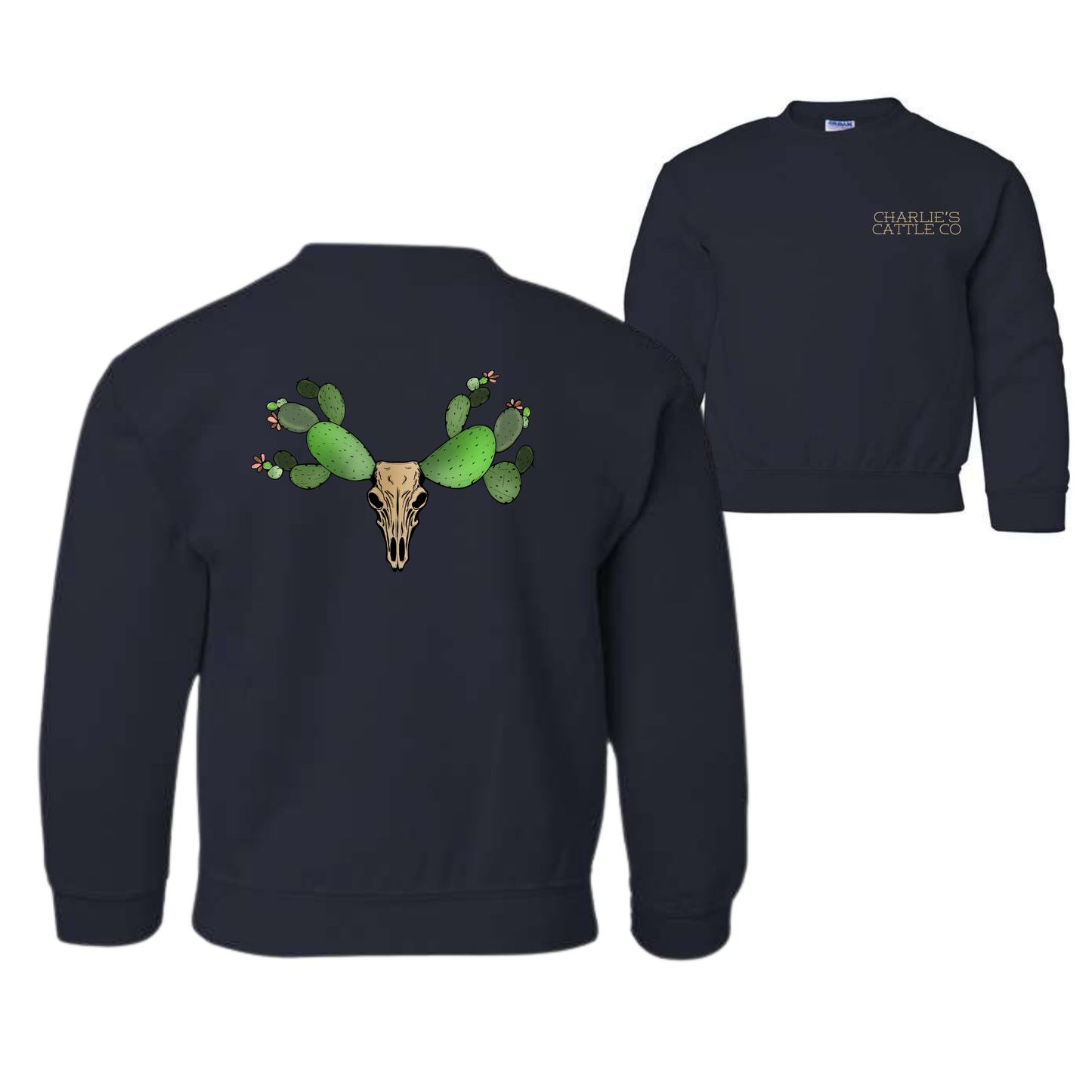 Cactus Longhorn Youth Sweatshirt