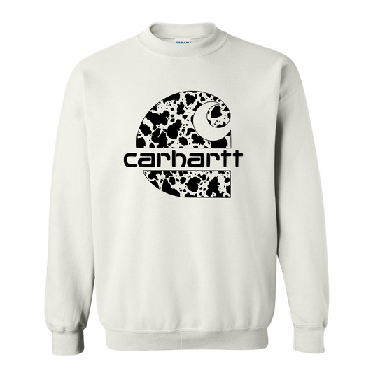 Cowprint Carhartt Sweatshirt