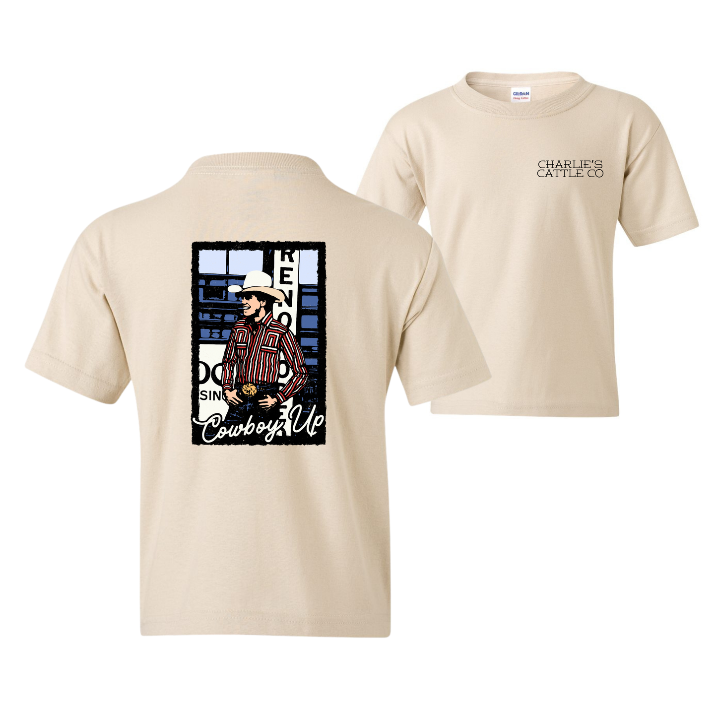 Lane Frost Cowboy Up Youth T-Shirt