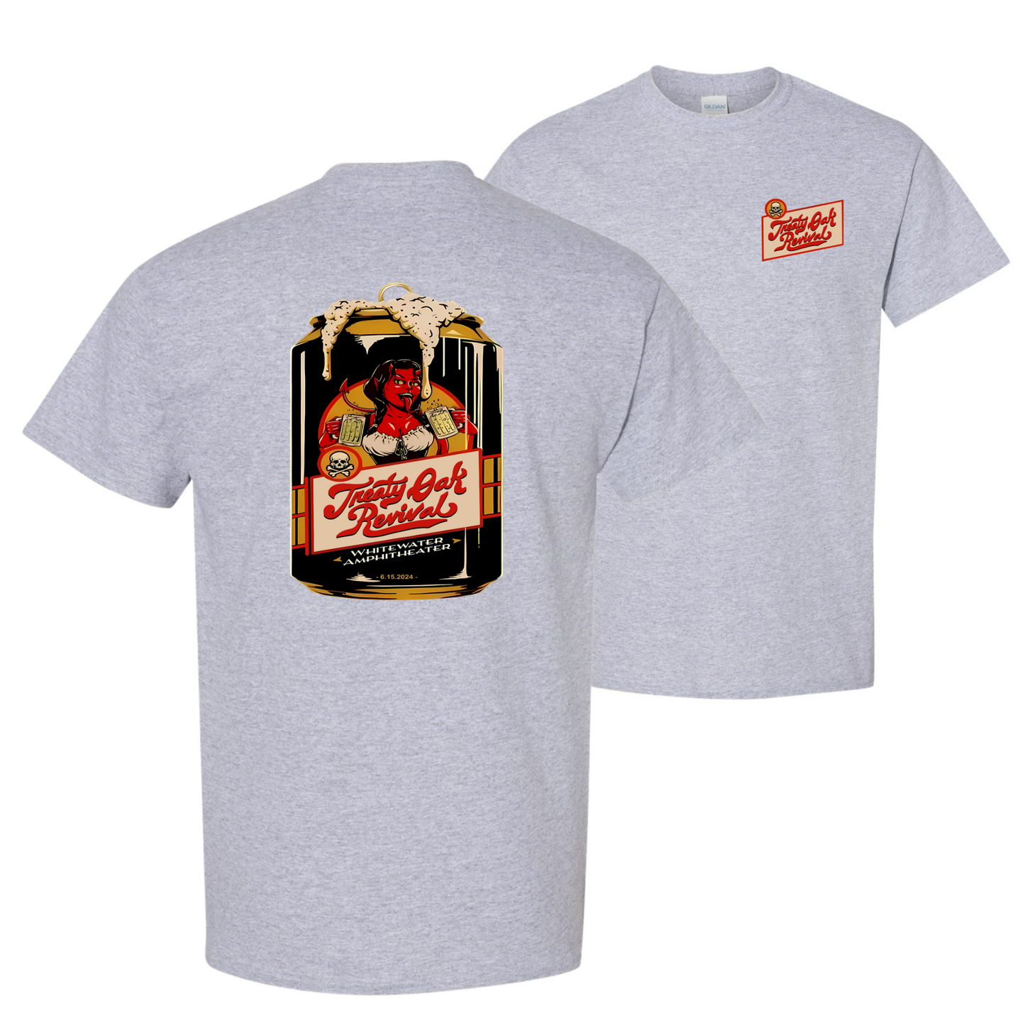 Treaty Oak Beer Can T-Shirt
