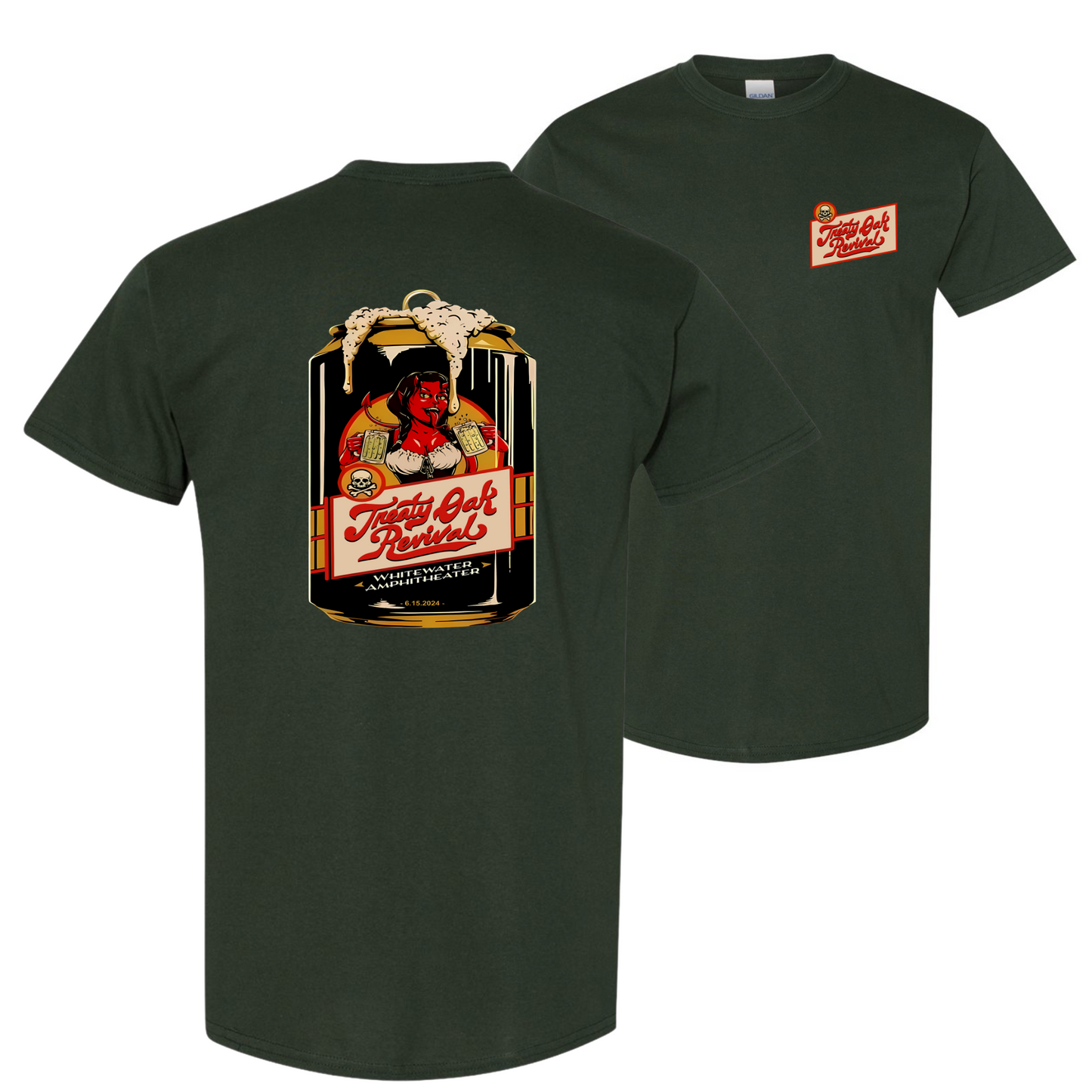 Treaty Oak Beer Can T-Shirt