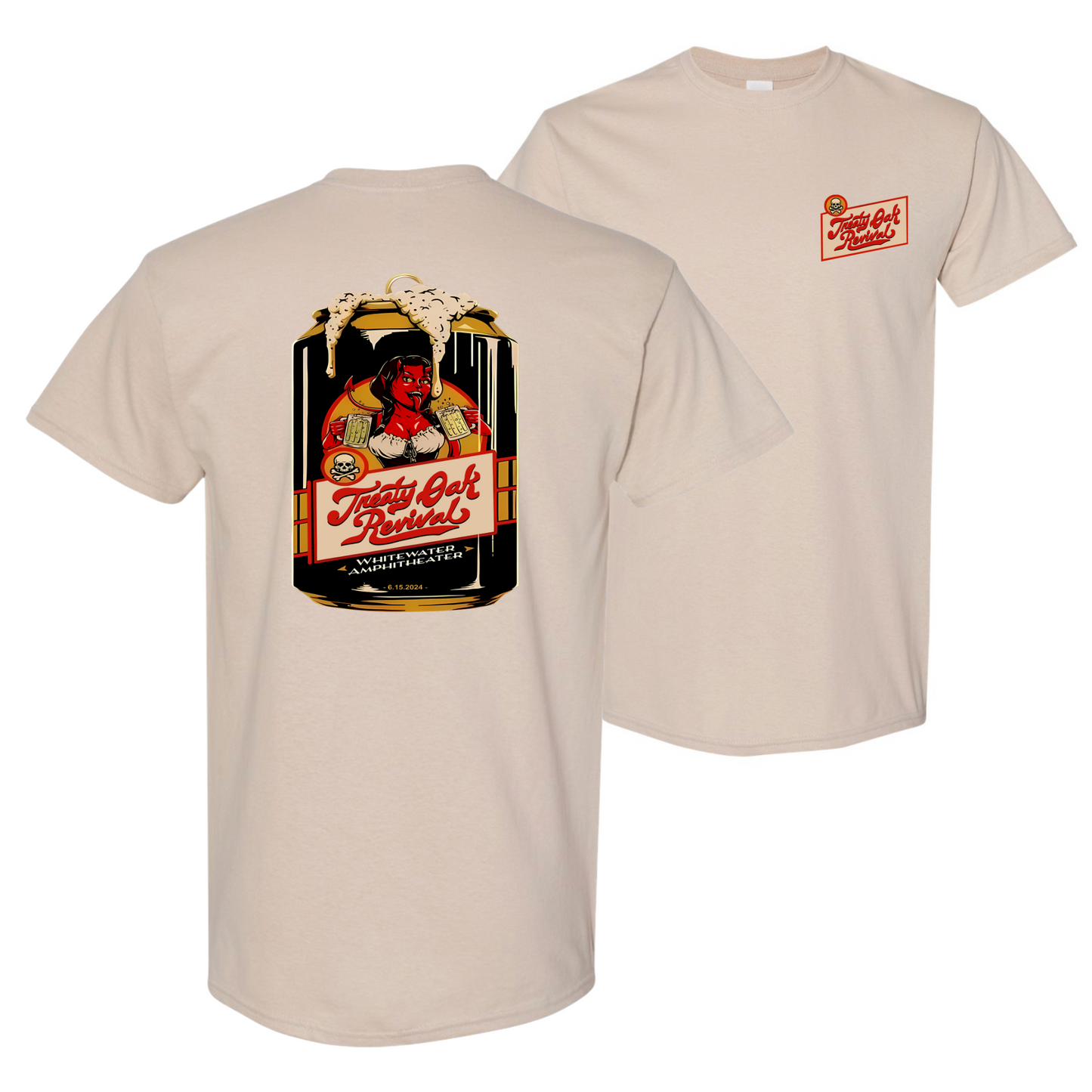 Treaty Oak Beer Can T-Shirt
