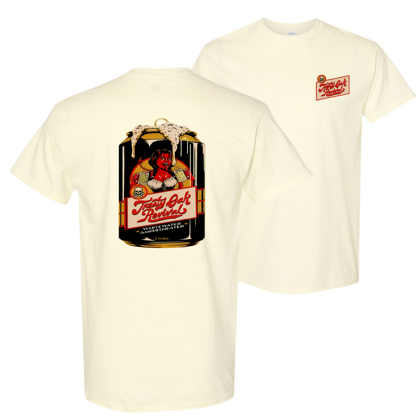 Treaty Oak Beer Can T-Shirt
