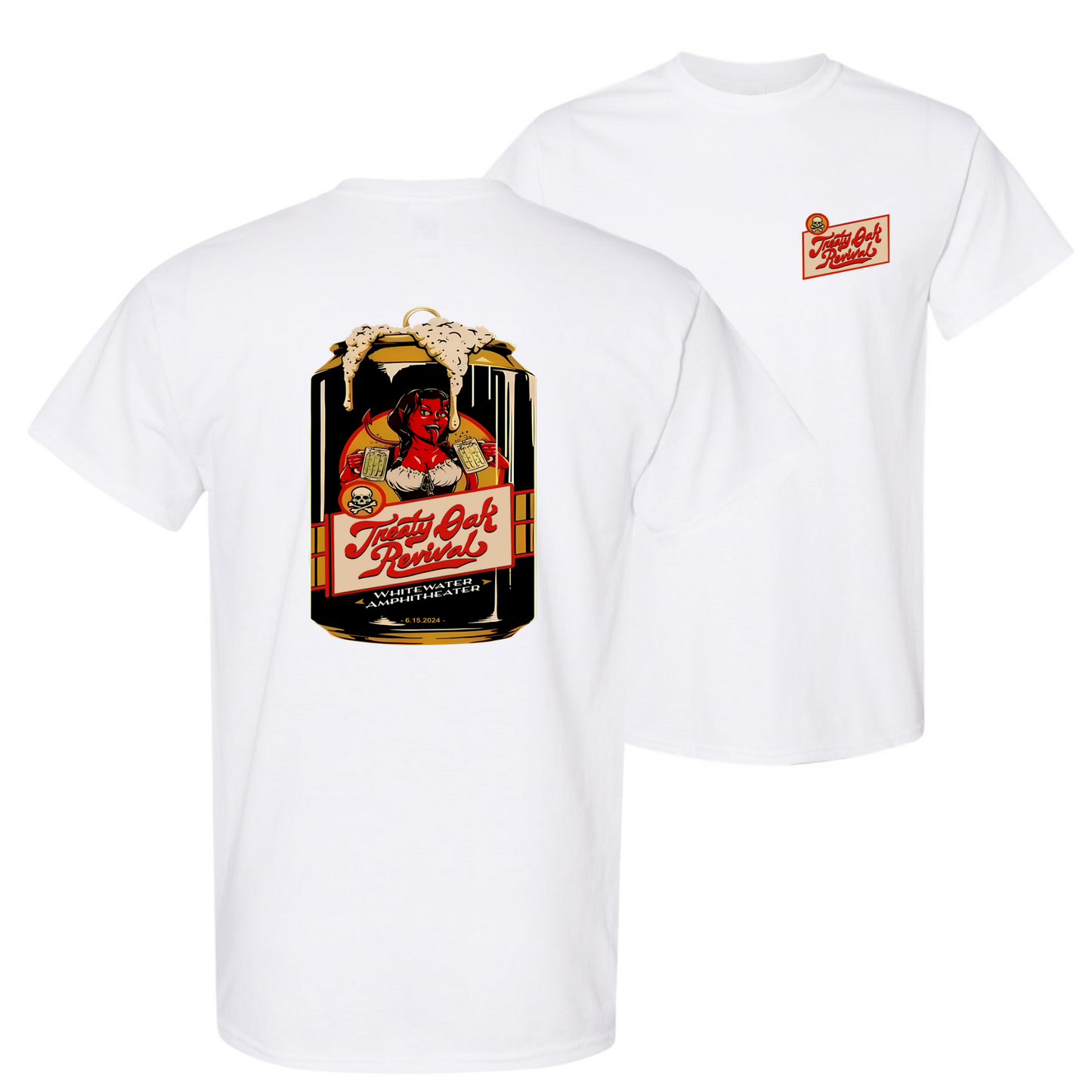 Treaty Oak Beer Can T-Shirt