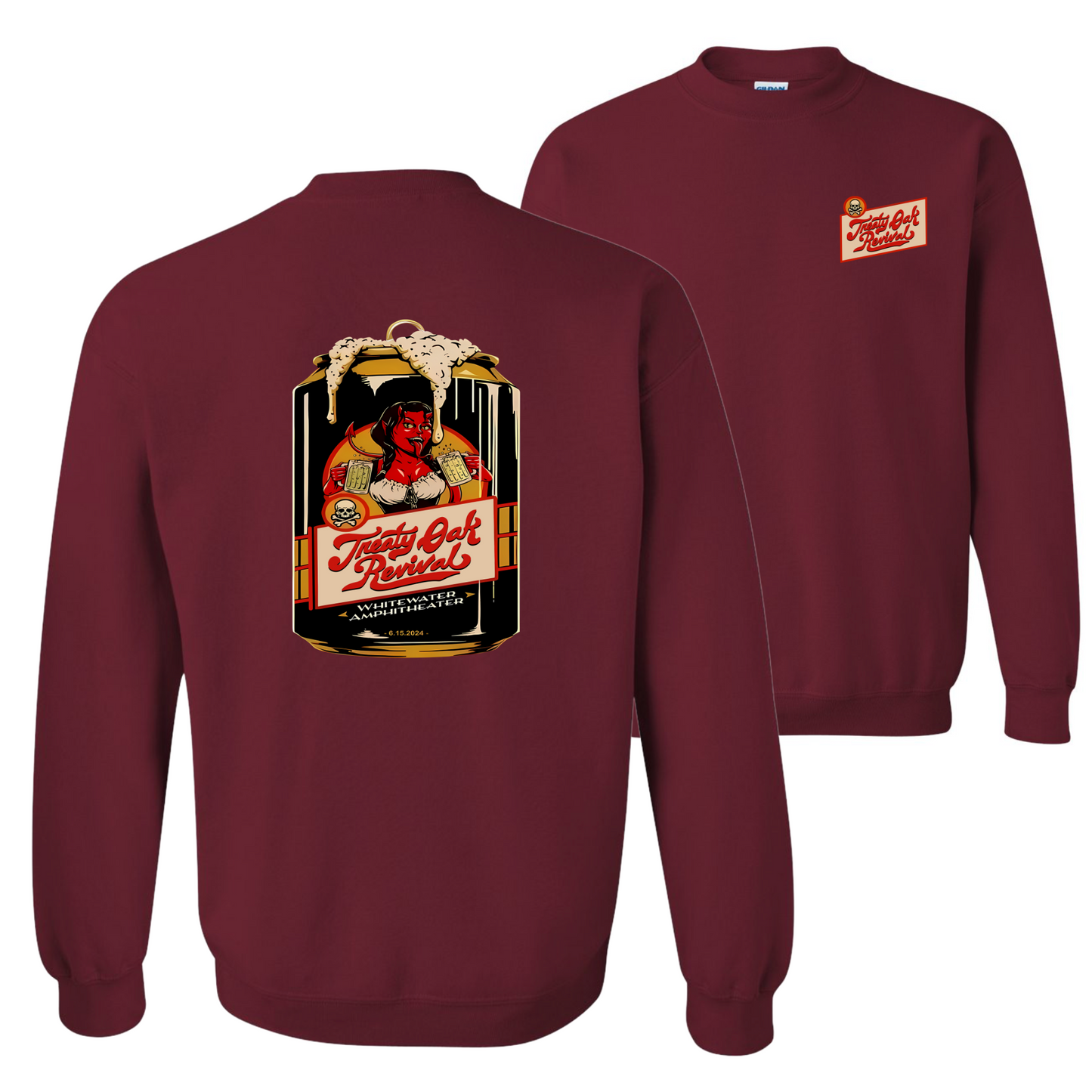 Treaty Oak Beer Can Sweatshirt