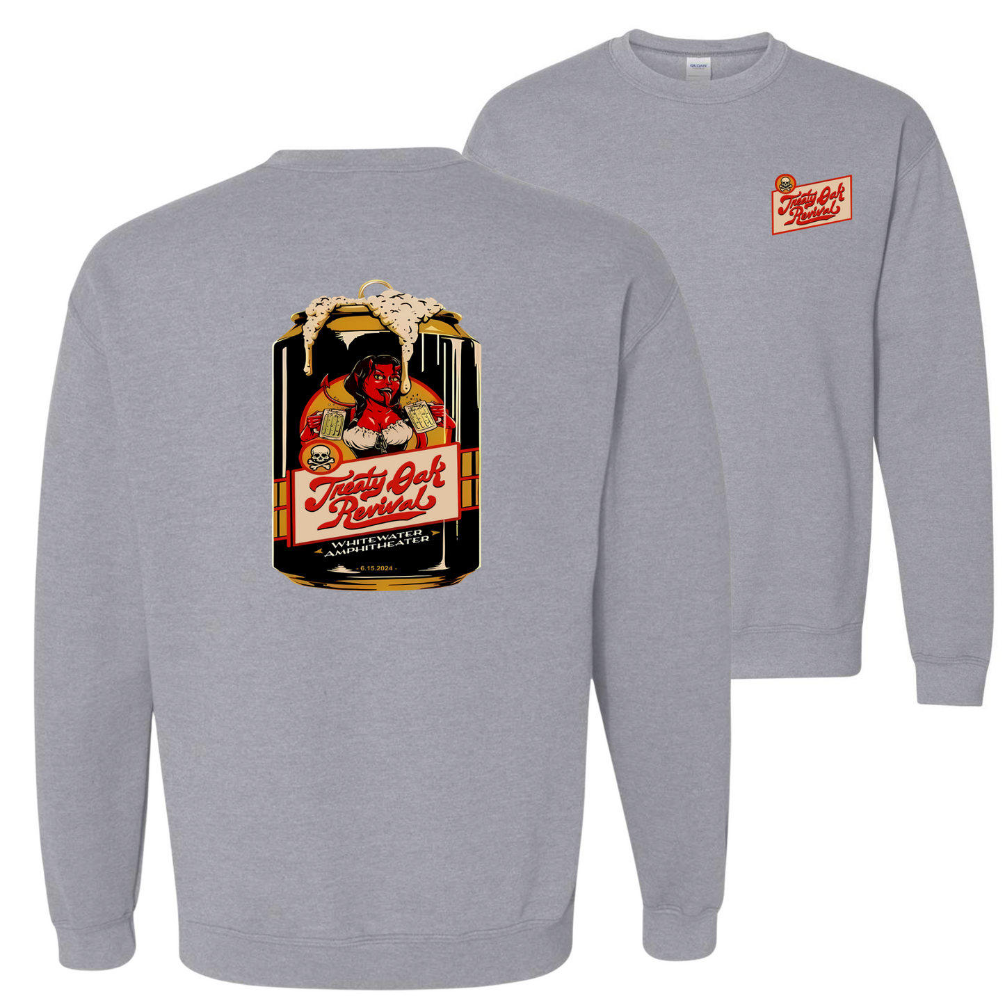 Treaty Oak Beer Can Sweatshirt