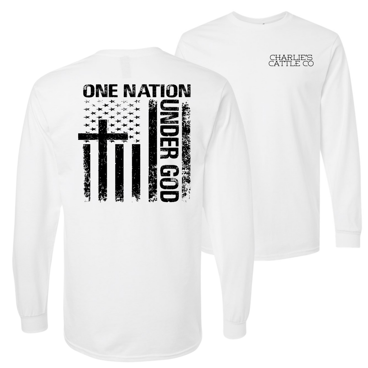 One Nation Under God Long Sleeve Tee