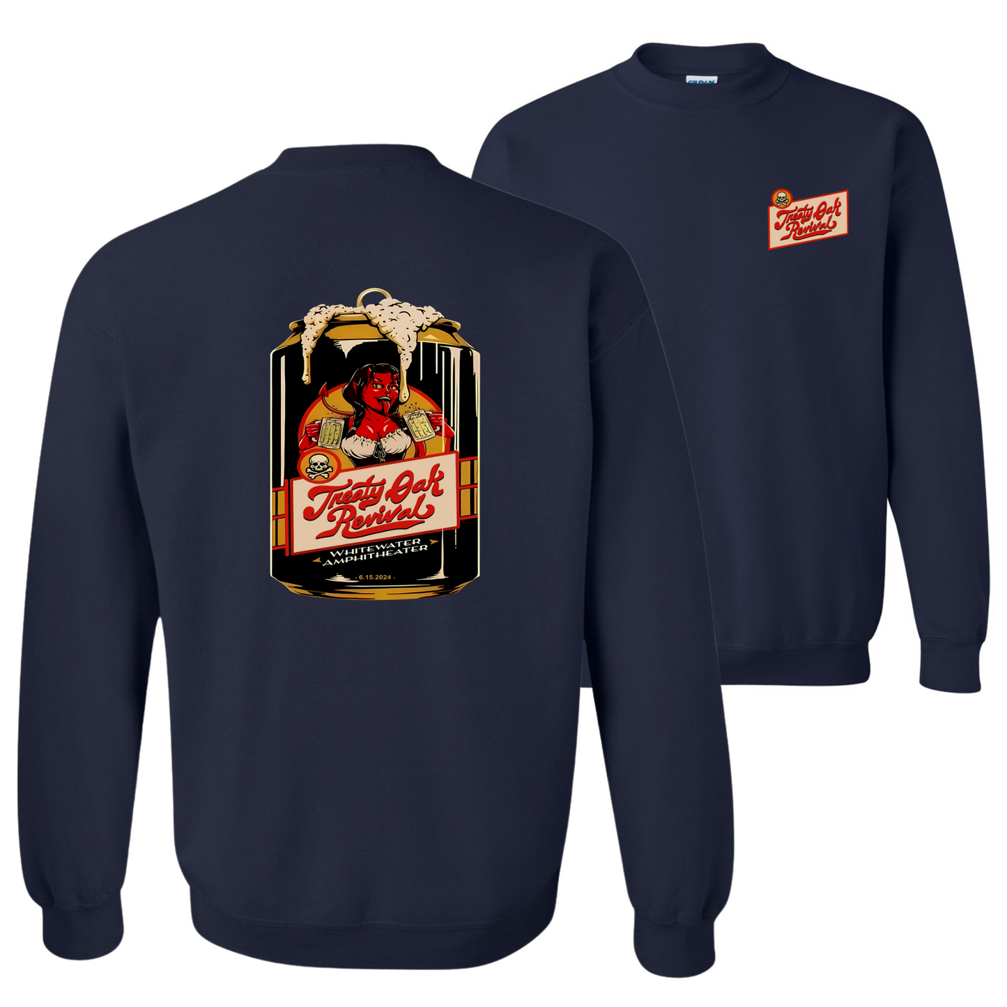 Treaty Oak Beer Can Sweatshirt