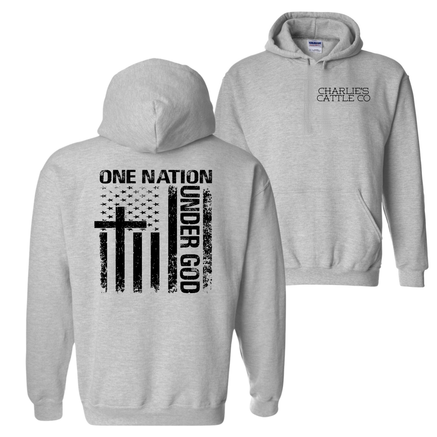 One Nation Under God Hoodie