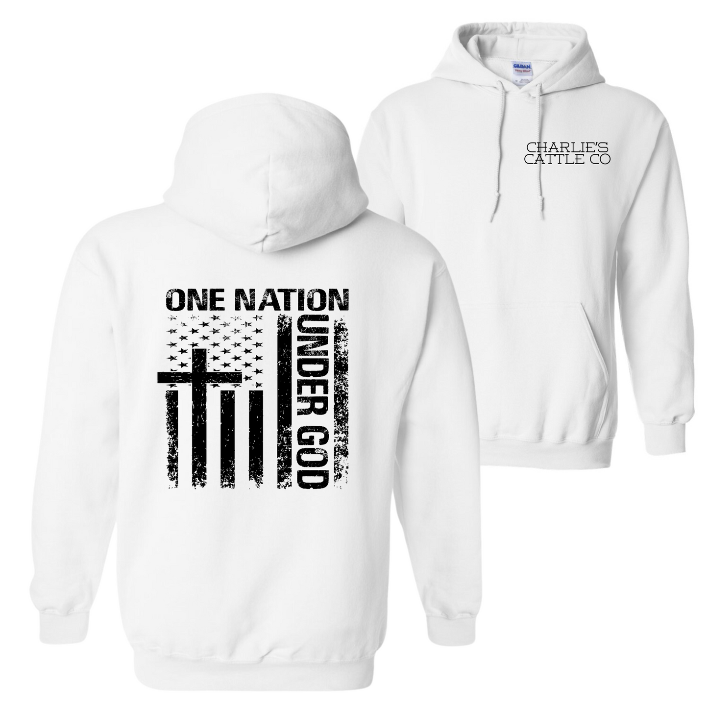 One Nation Under God Hoodie