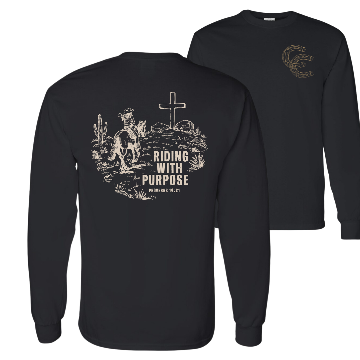 Riding With Purpose Long Sleeve Tee