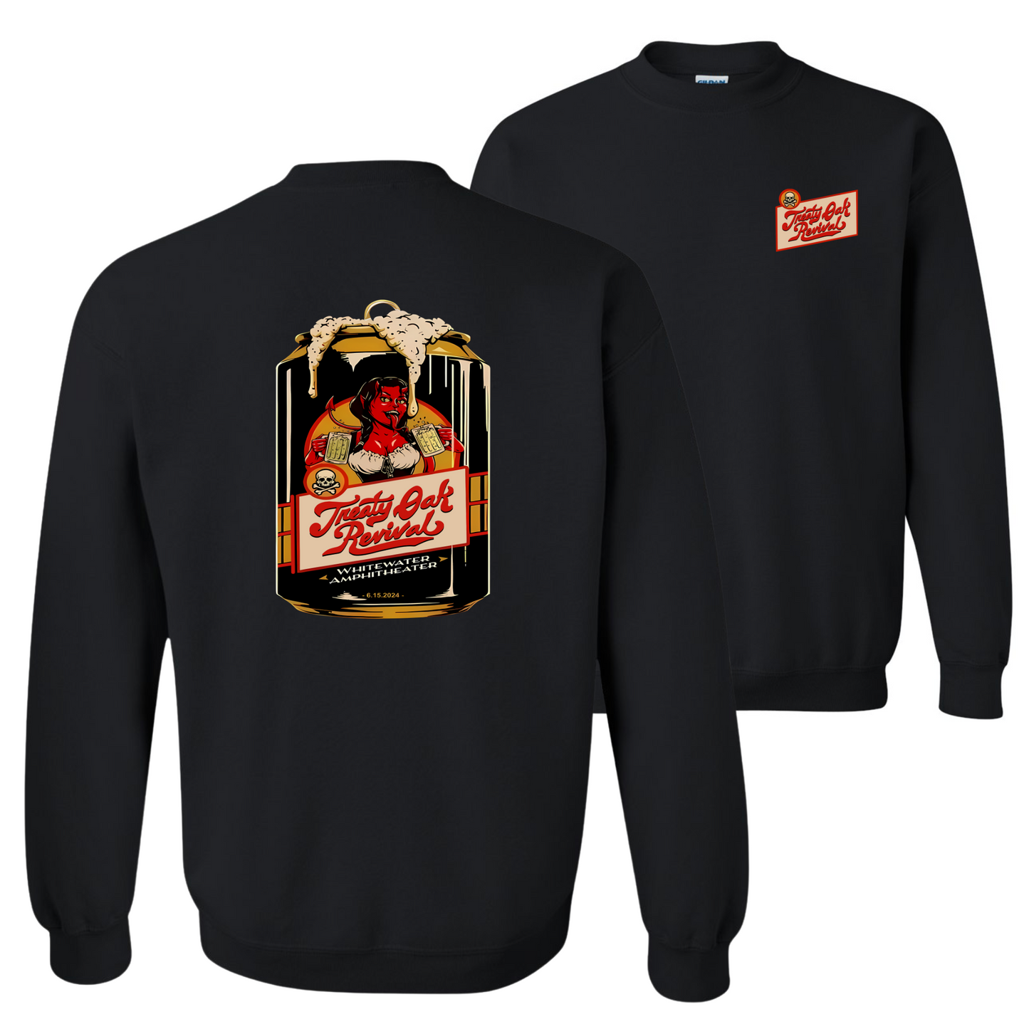 Treaty Oak Beer Can Sweatshirt