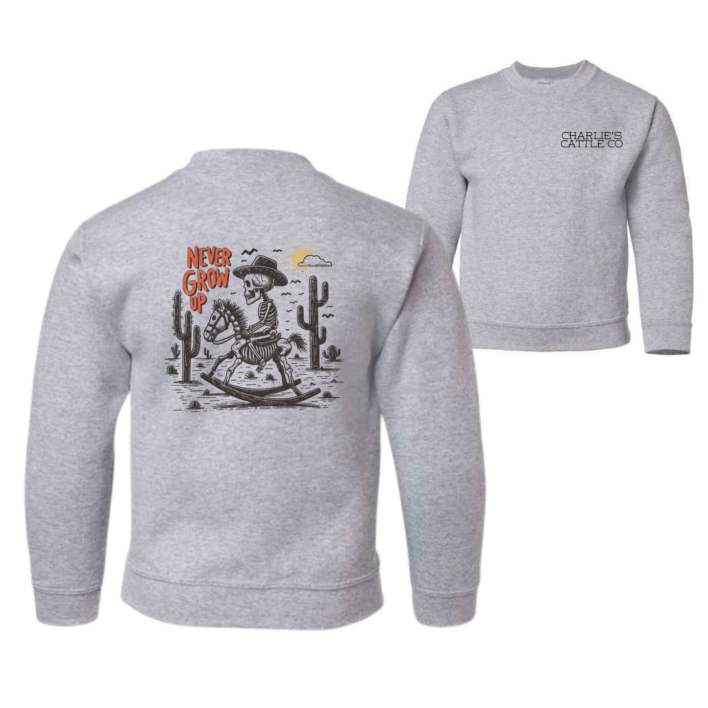 Never Grow Up Youth Sweatshirt